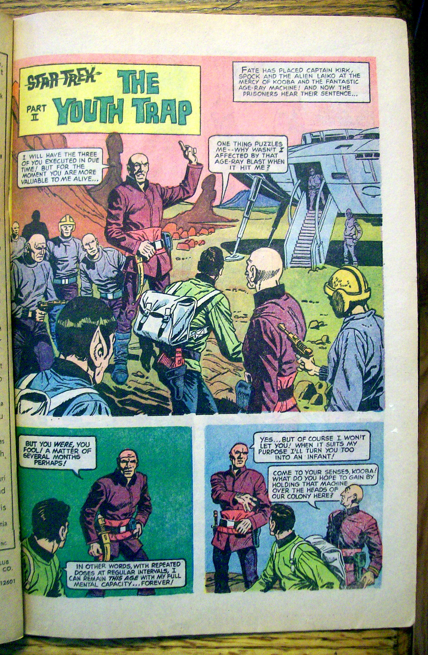 Star Trek Comic #8 September 1970 The Youth Trap