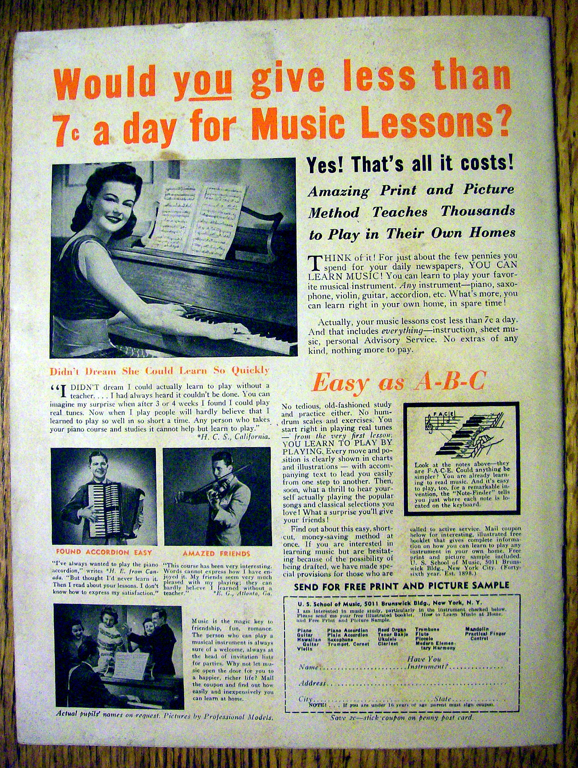Song Parade November 1944 Gloria De Haven