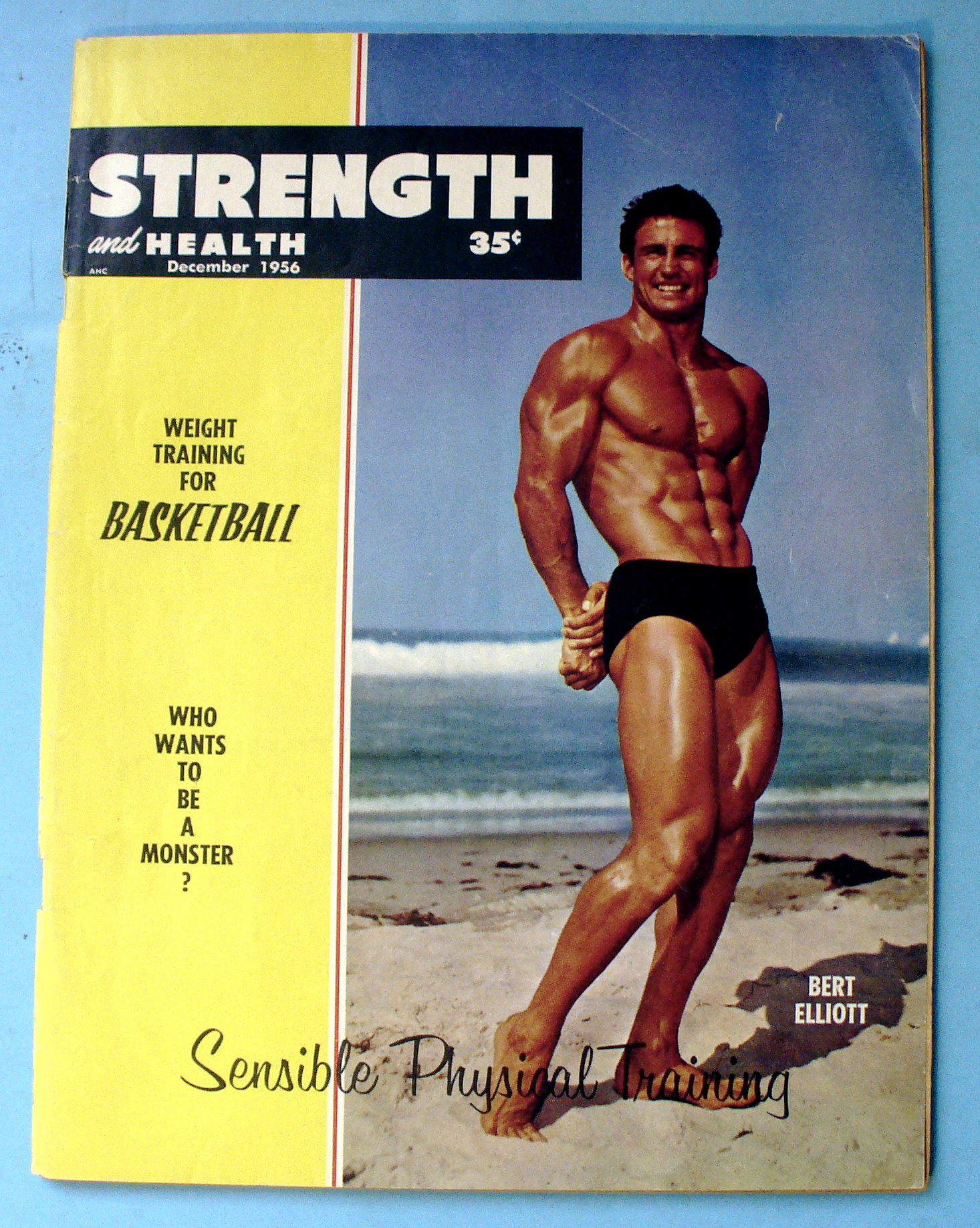 Strength & Health Magazine December 1956 Bert Elliott