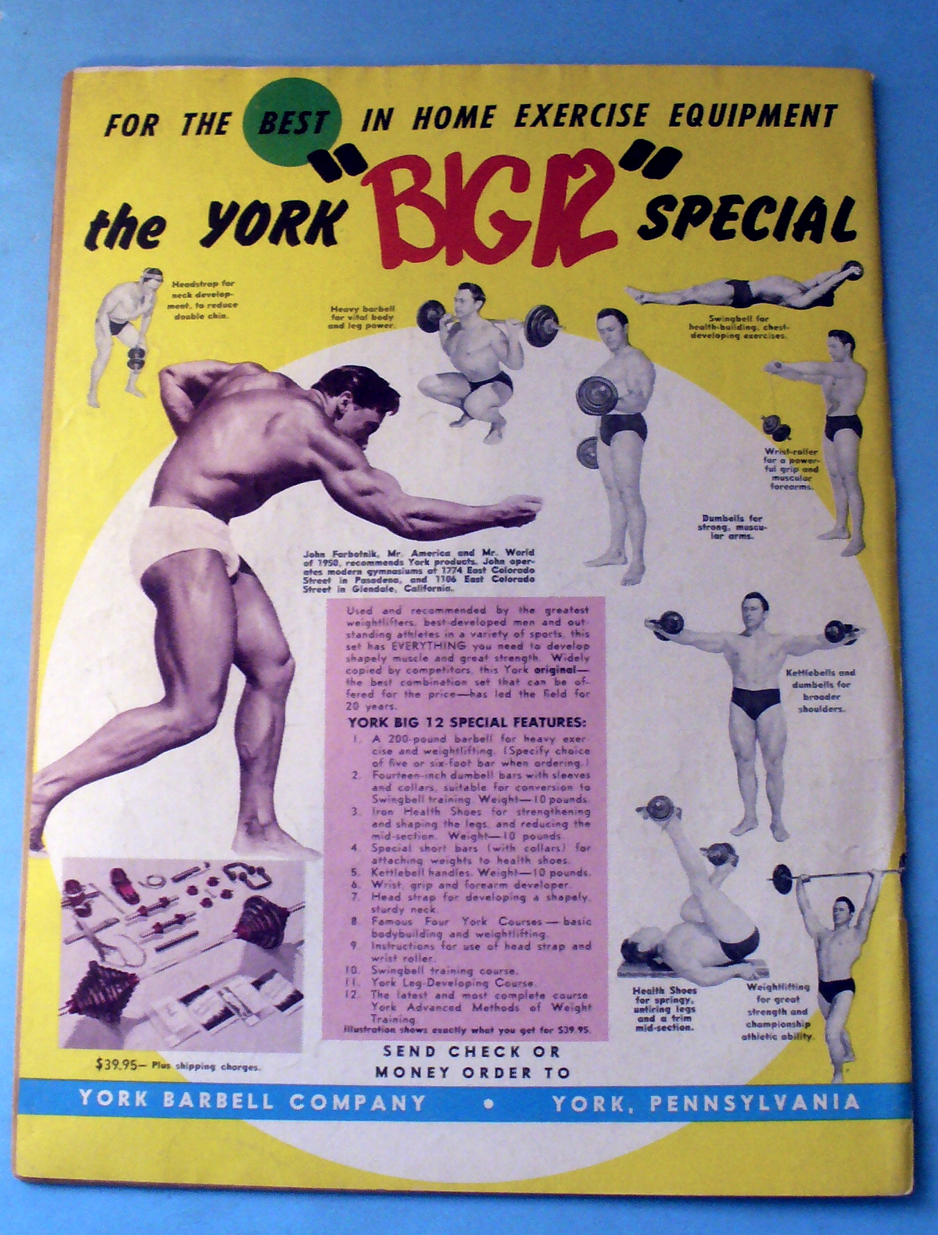 Strength & Health Magazine December 1956 Bert Elliott