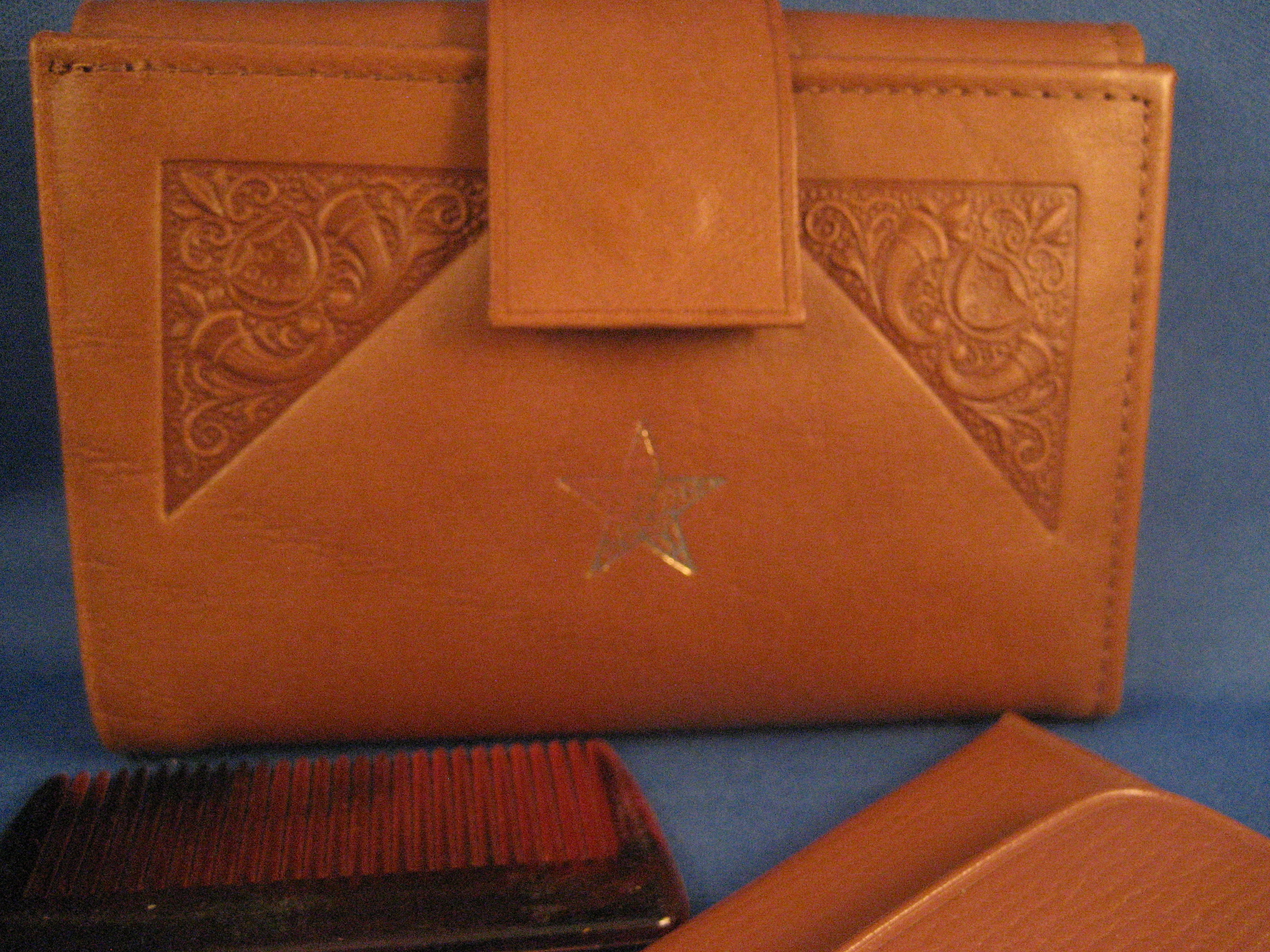 Eastern Star Leather Wallet