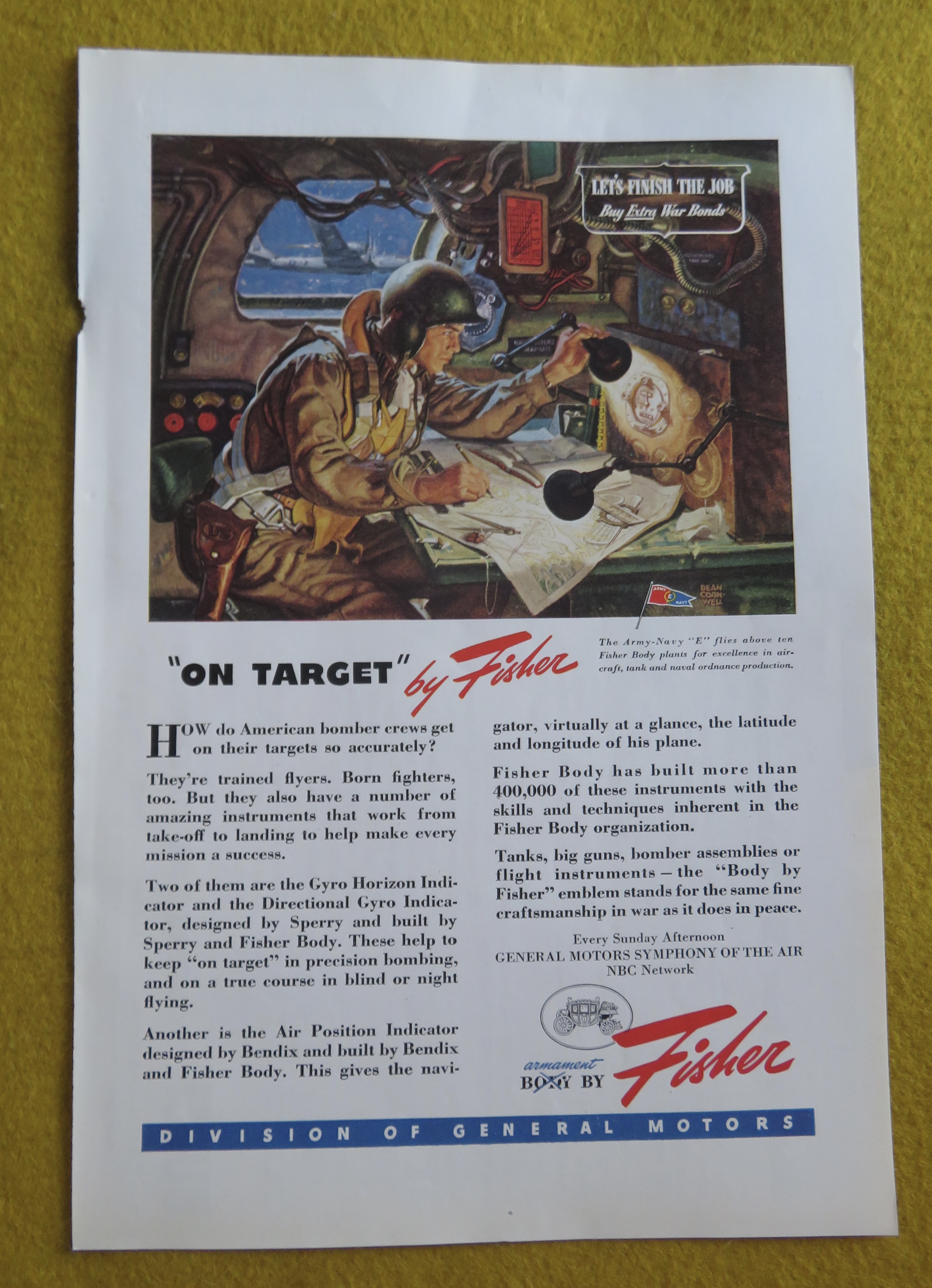1945 Body By Fisher By Dean Cornwell Of A Soldier