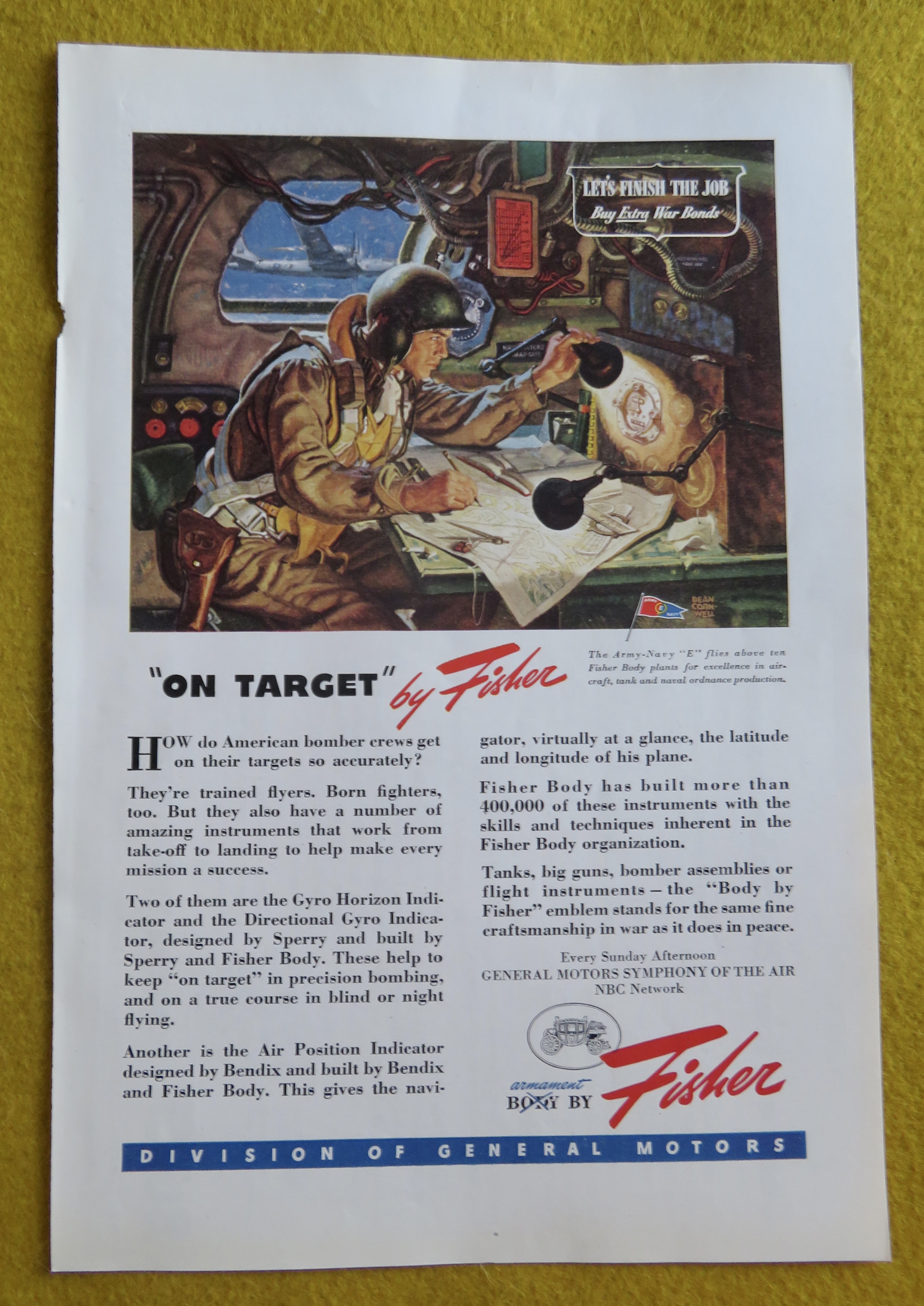 1945 Body By Fisher By Dean Cornwell Of A Soldier