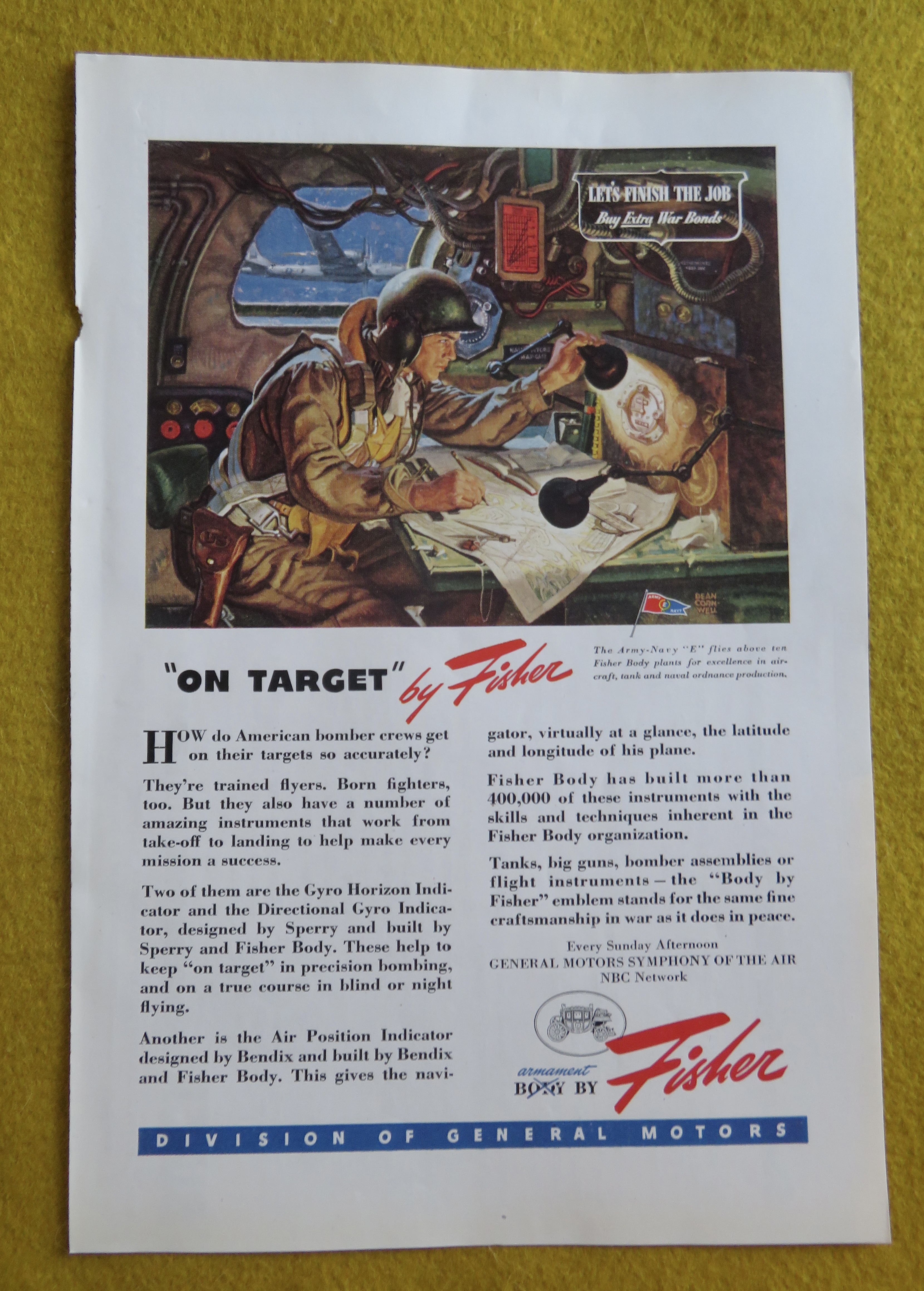 1945 Body By Fisher By Dean Cornwell Of A Soldier