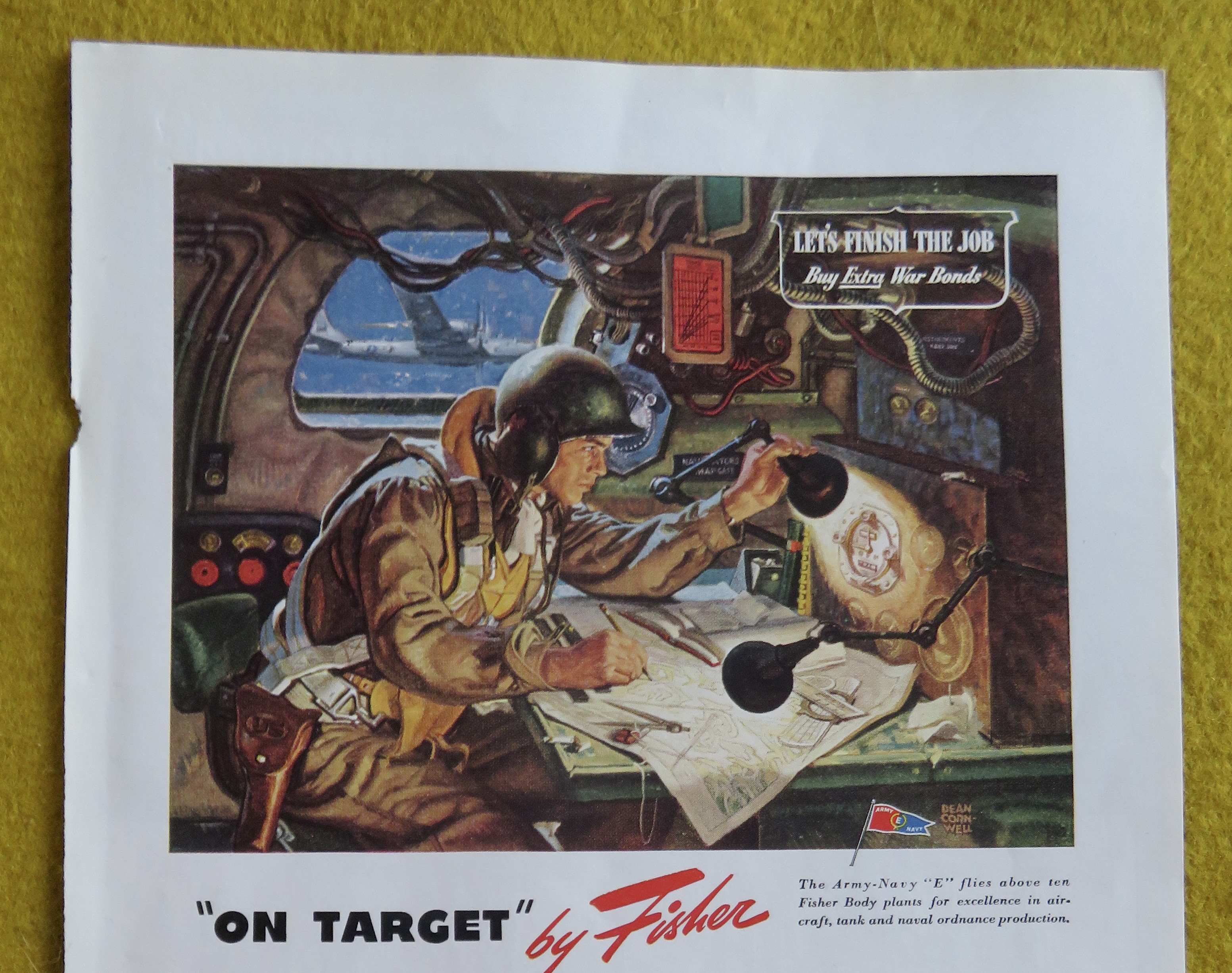 1945 Body By Fisher By Dean Cornwell Of A Soldier