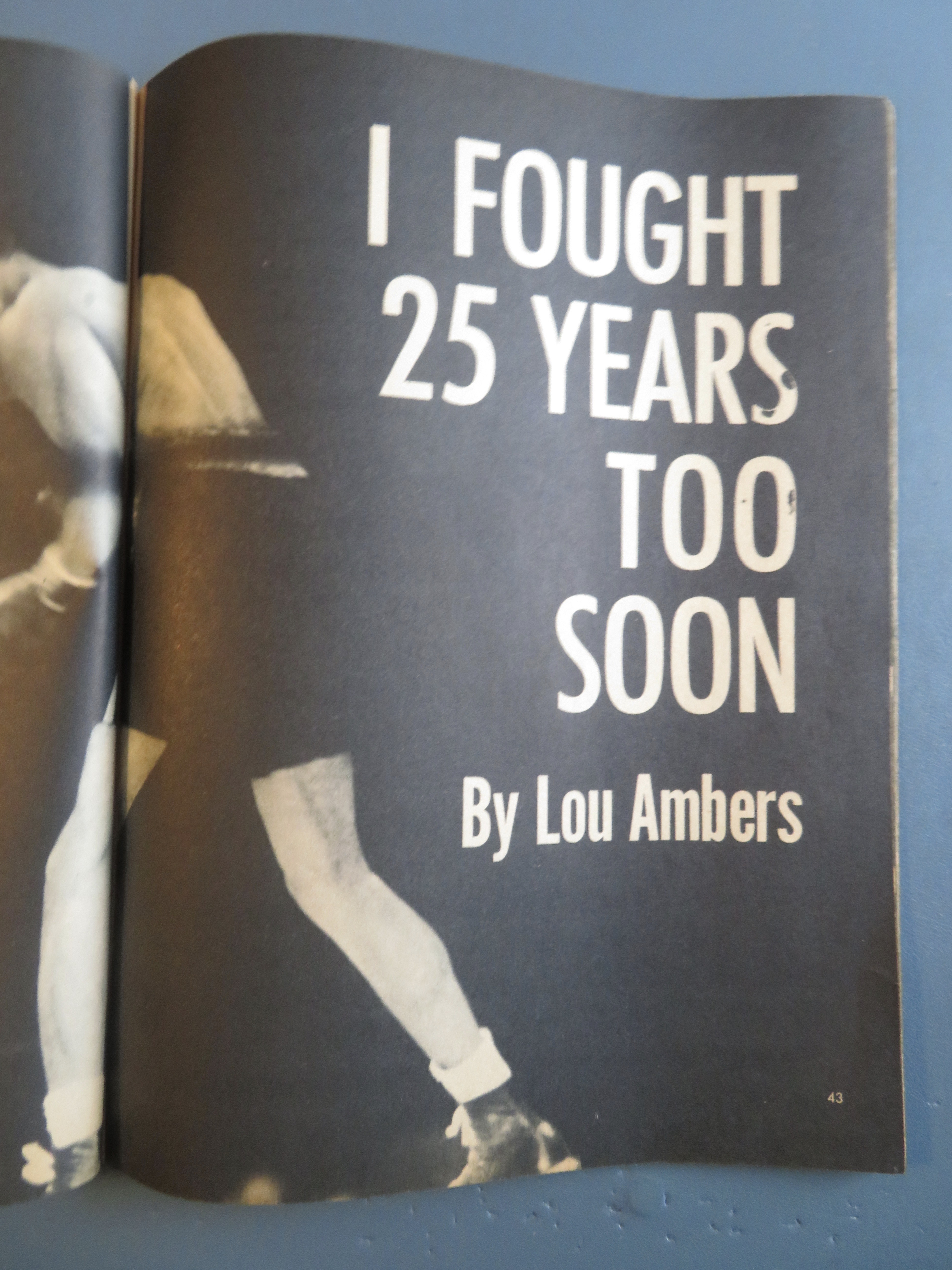 Boxing & Wrestling Magazine December 1962 Joey Archer