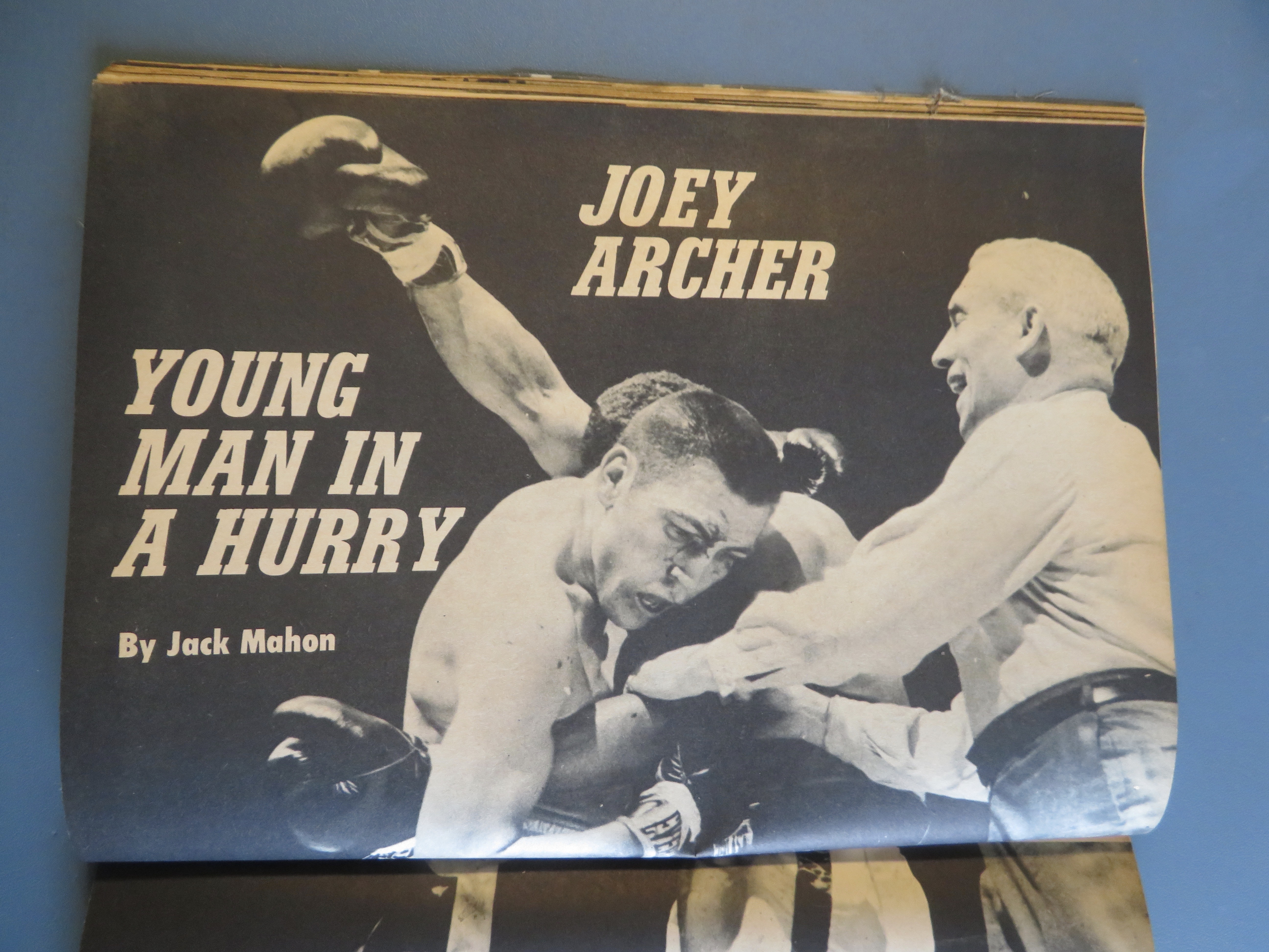 Boxing & Wrestling Magazine December 1962 Joey Archer