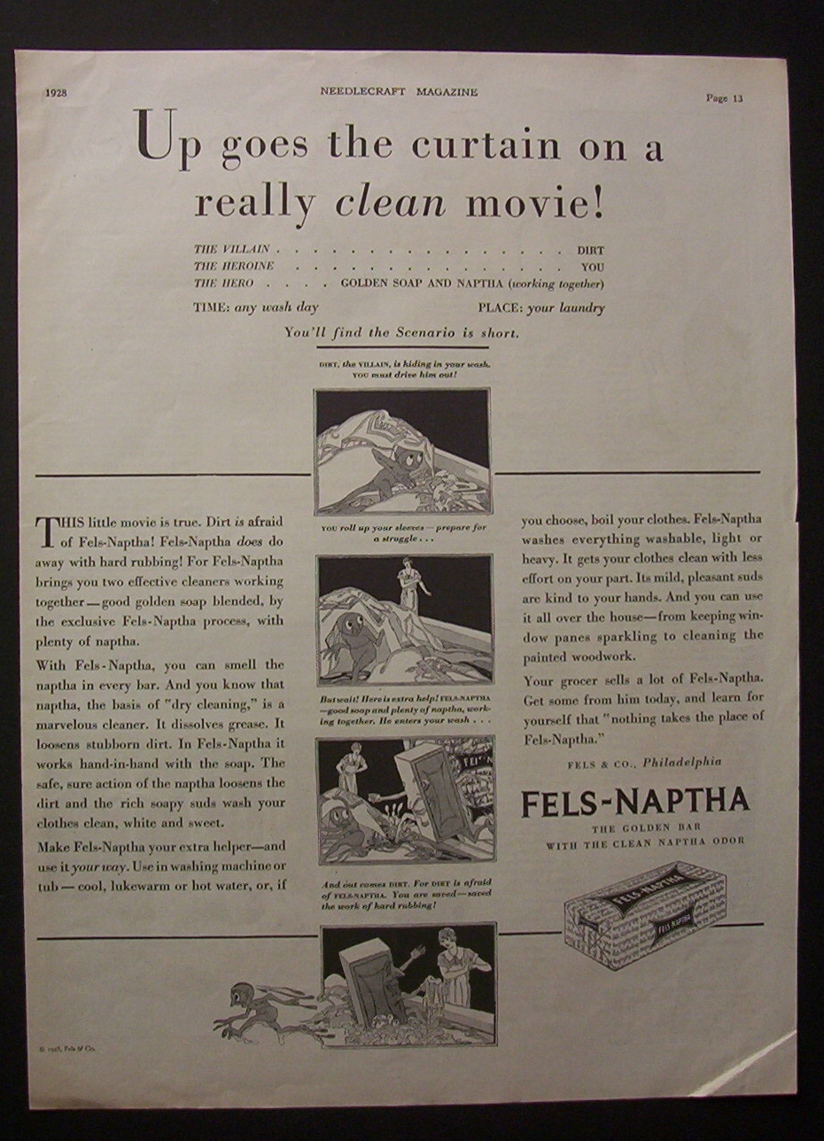 1928 Fels Naptha Bar Soap