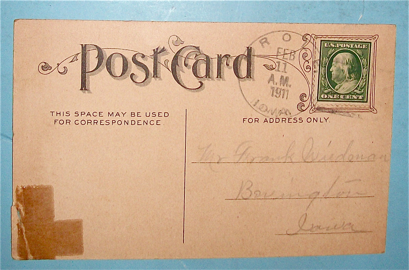 Balancing Clowns With Dog Postcard