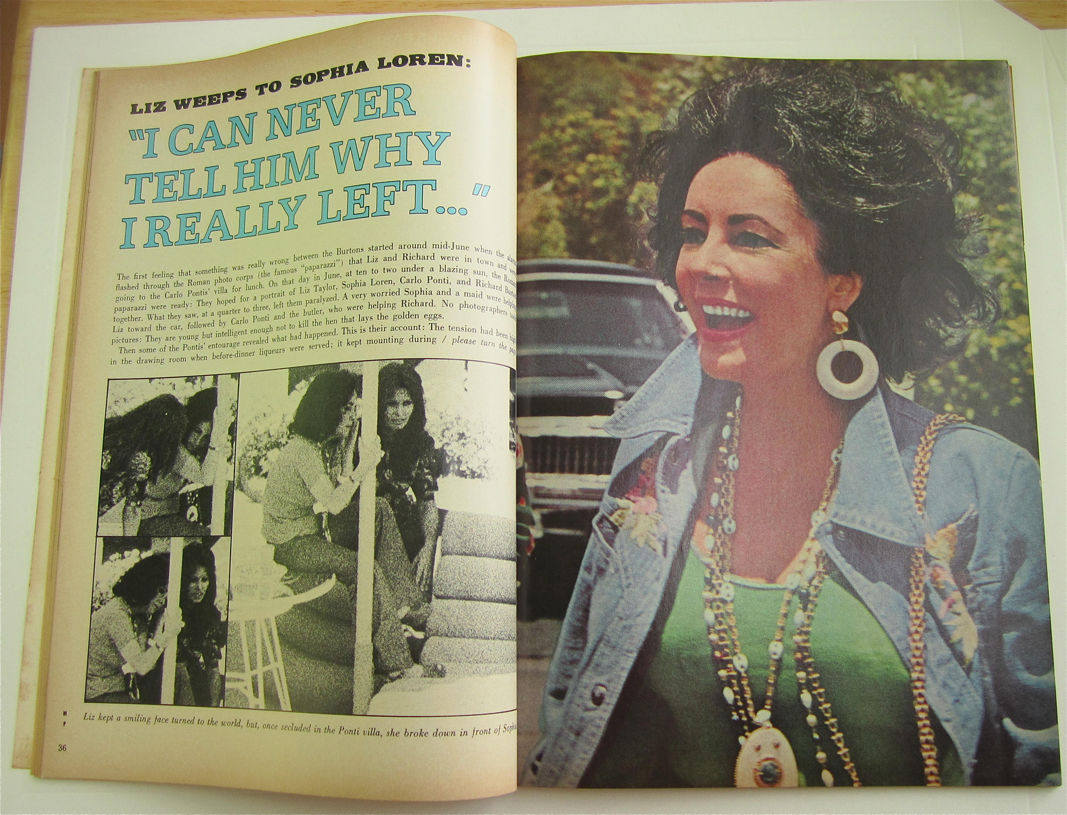Motion Picture Magazine November 1973 Taylor & Wood