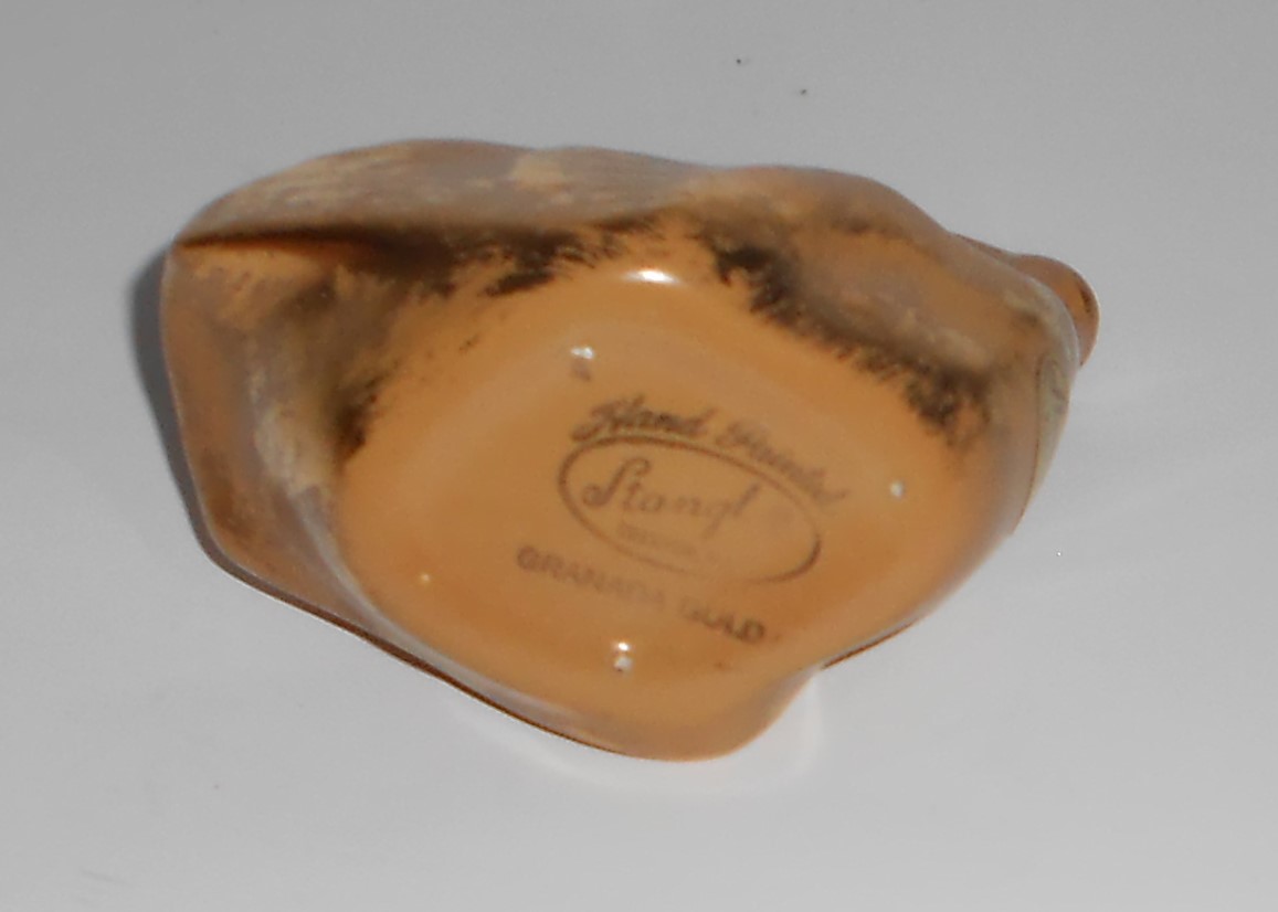 VINTAGE Stangl Pottery Granada 22K Gold 3-1/4'' Swan