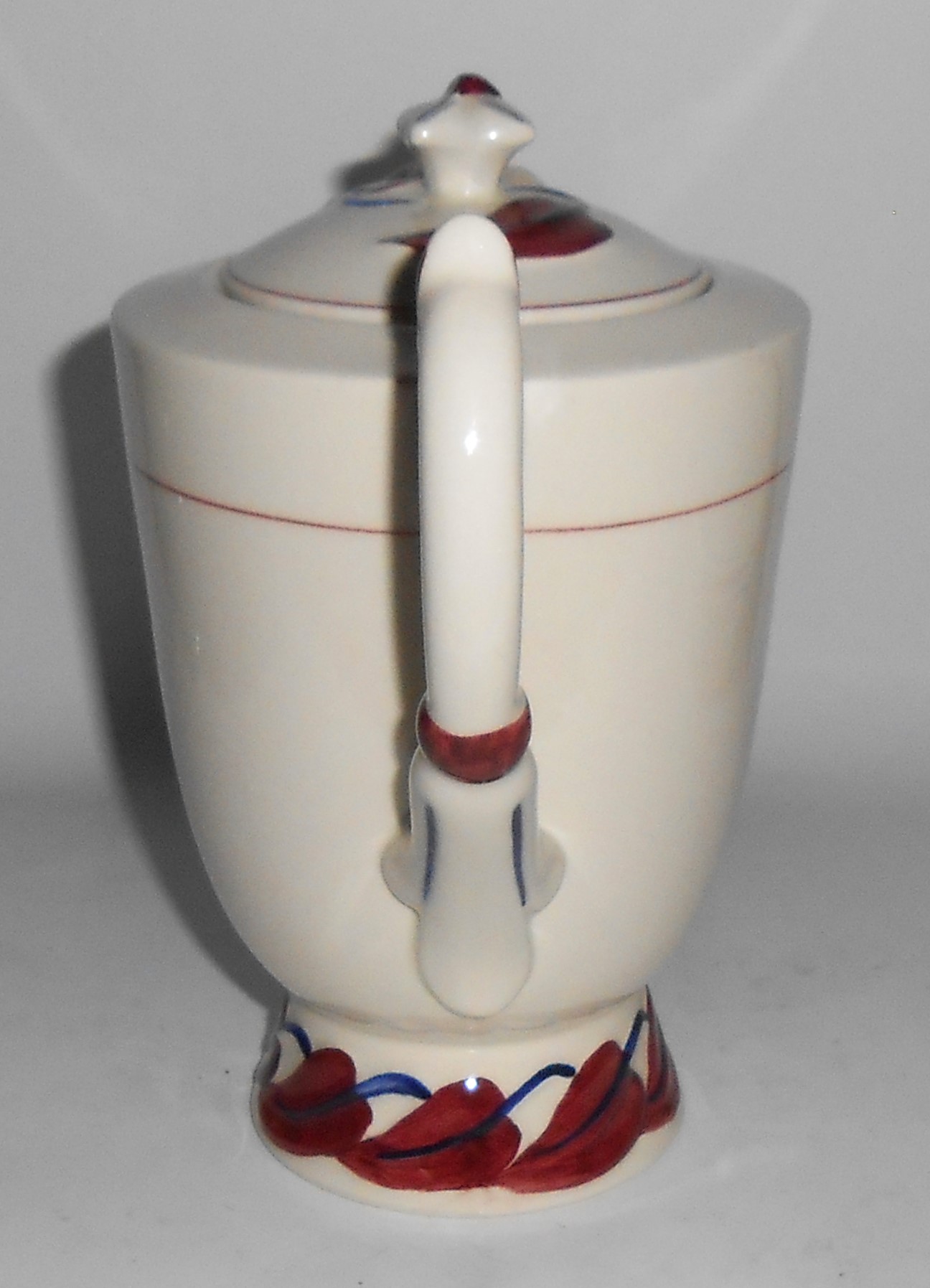 Vernon Kilns Pottery Monterey Demitasse Coffee Pot w/Li
