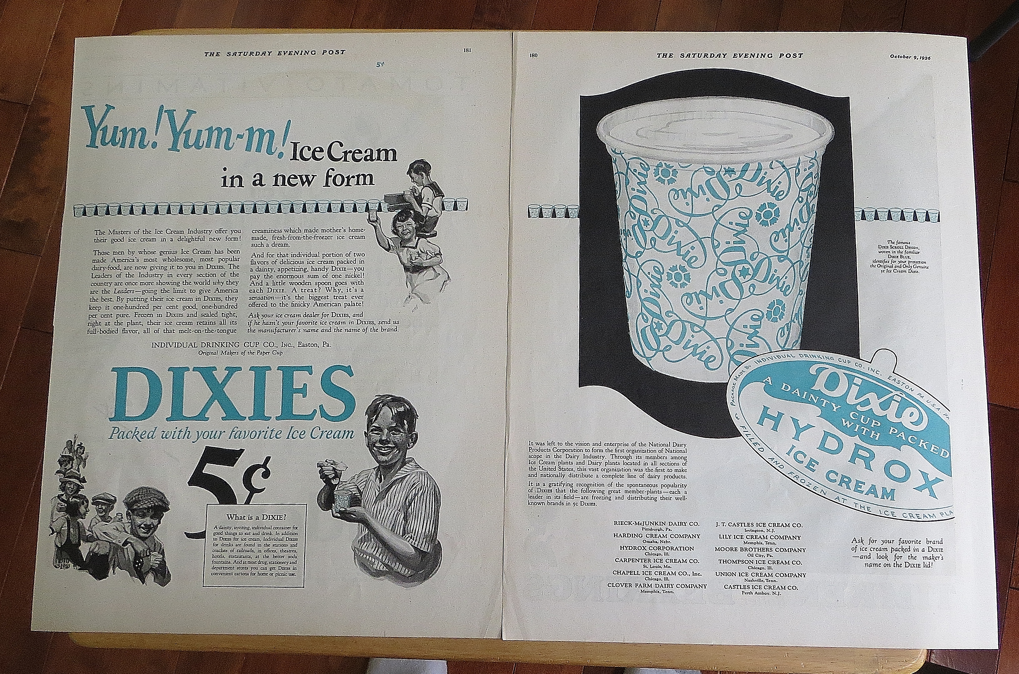 1926 Dixies With Kids & Ice Cream