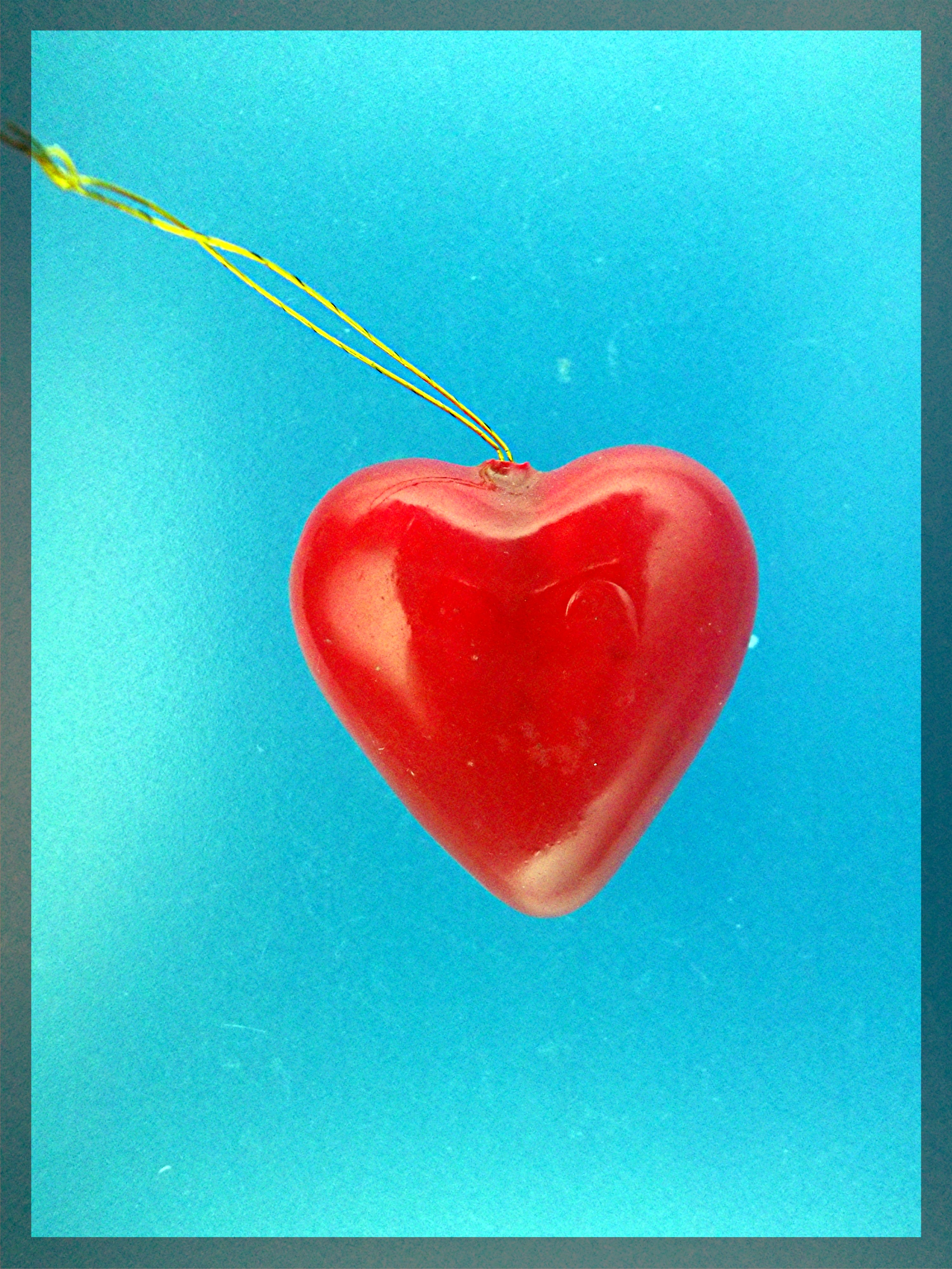 3 Heart ornaments