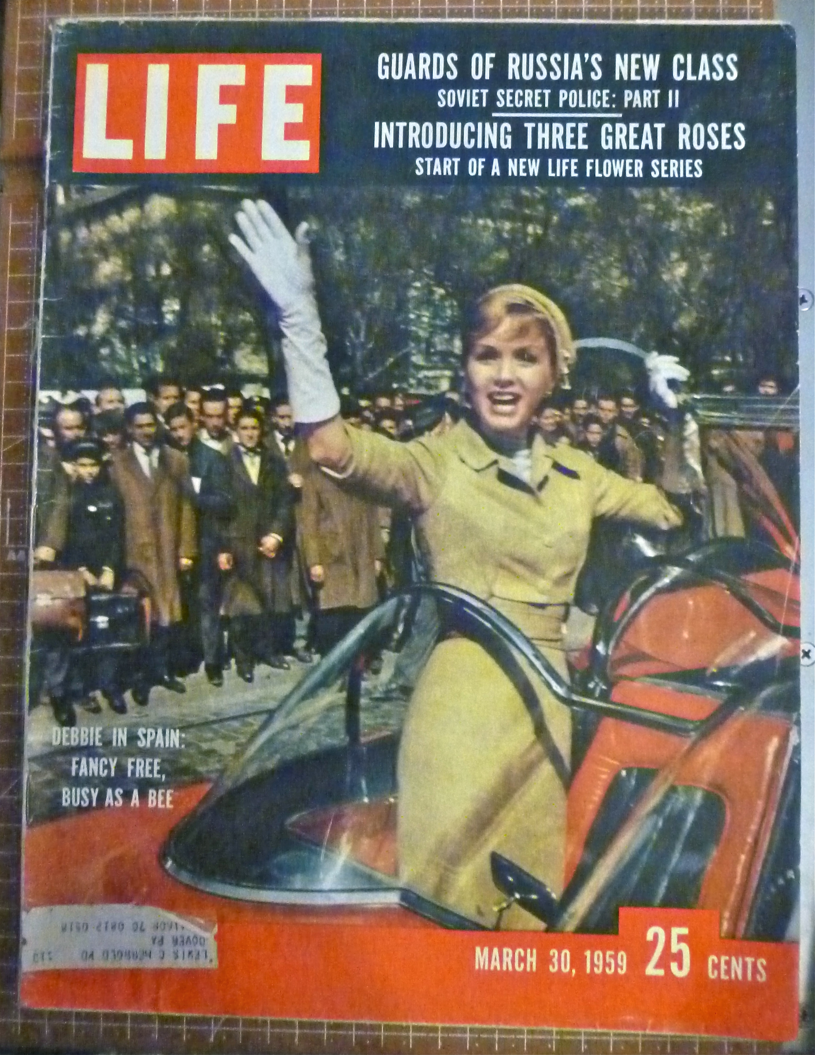 Life Magazine March 30, 1959 Debbie In Spain