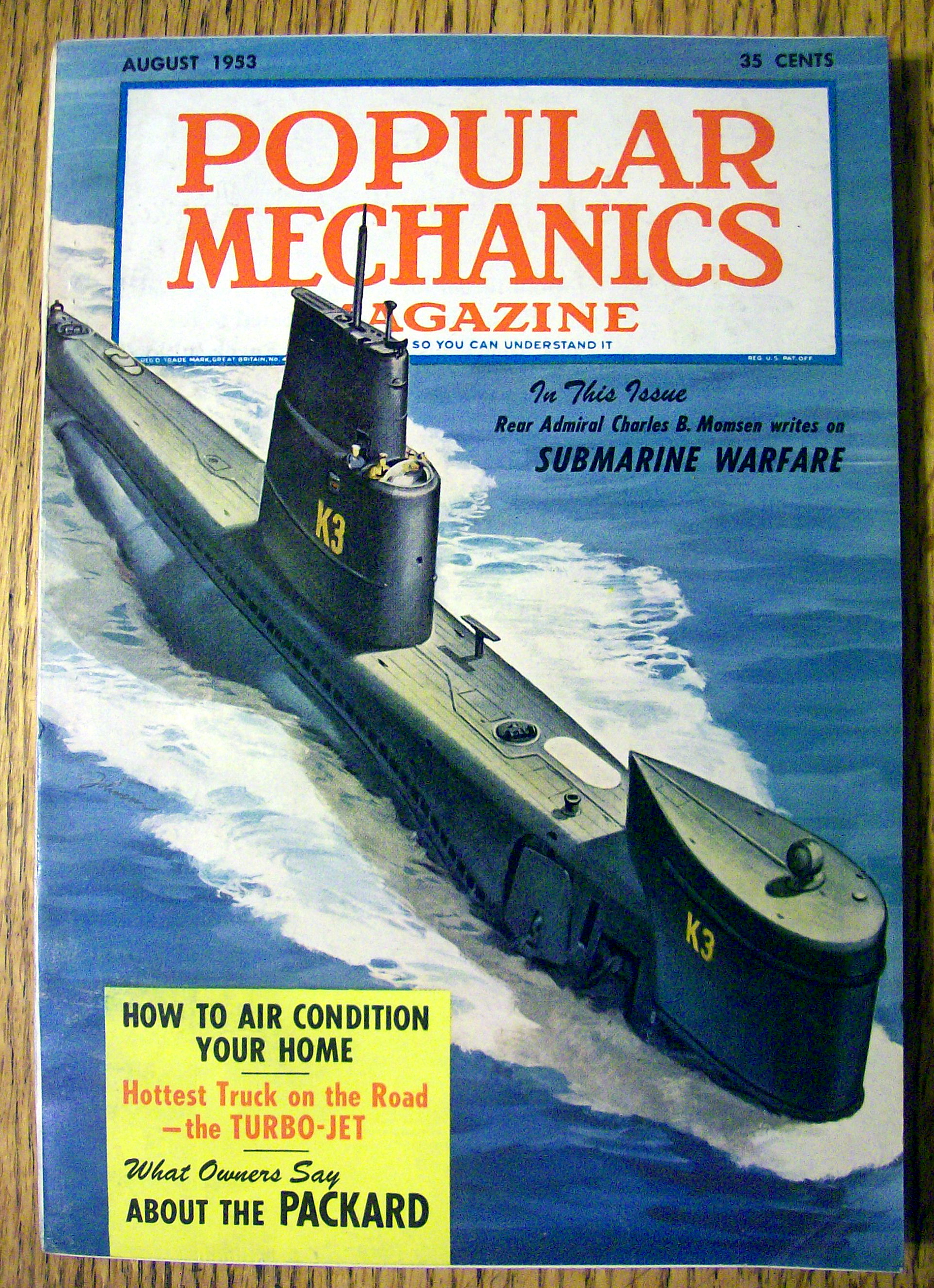Popular Mechanics August 1953 Submarine Warfare