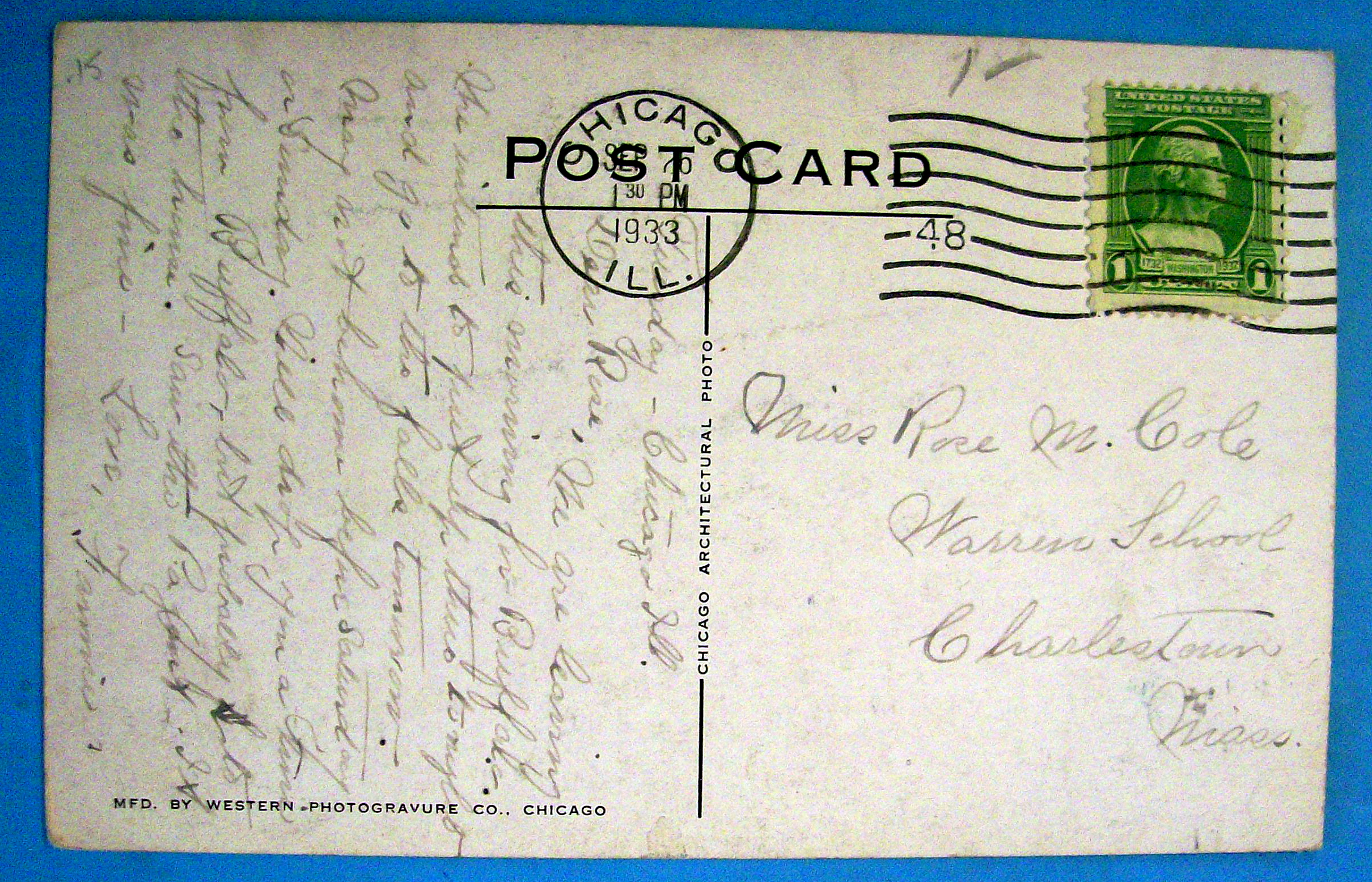 Field Museum of Natural History Postcard (Chicago Fair)