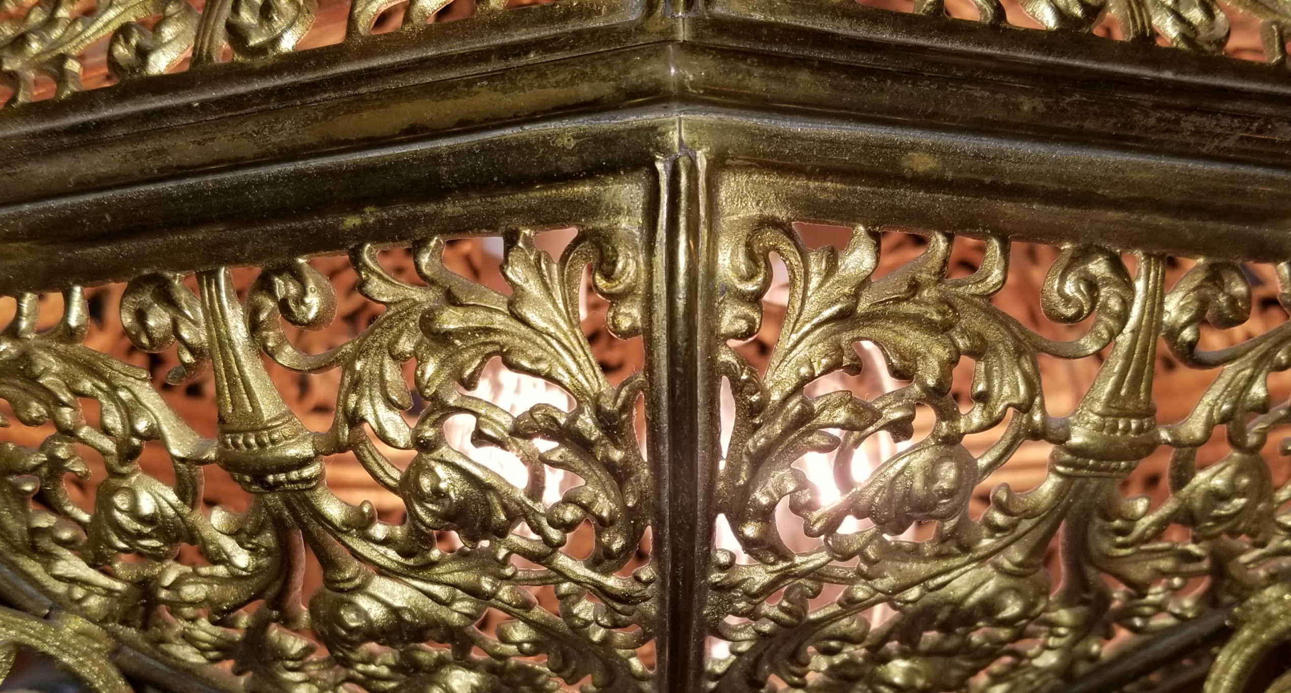 Brass antique Sanctuary light