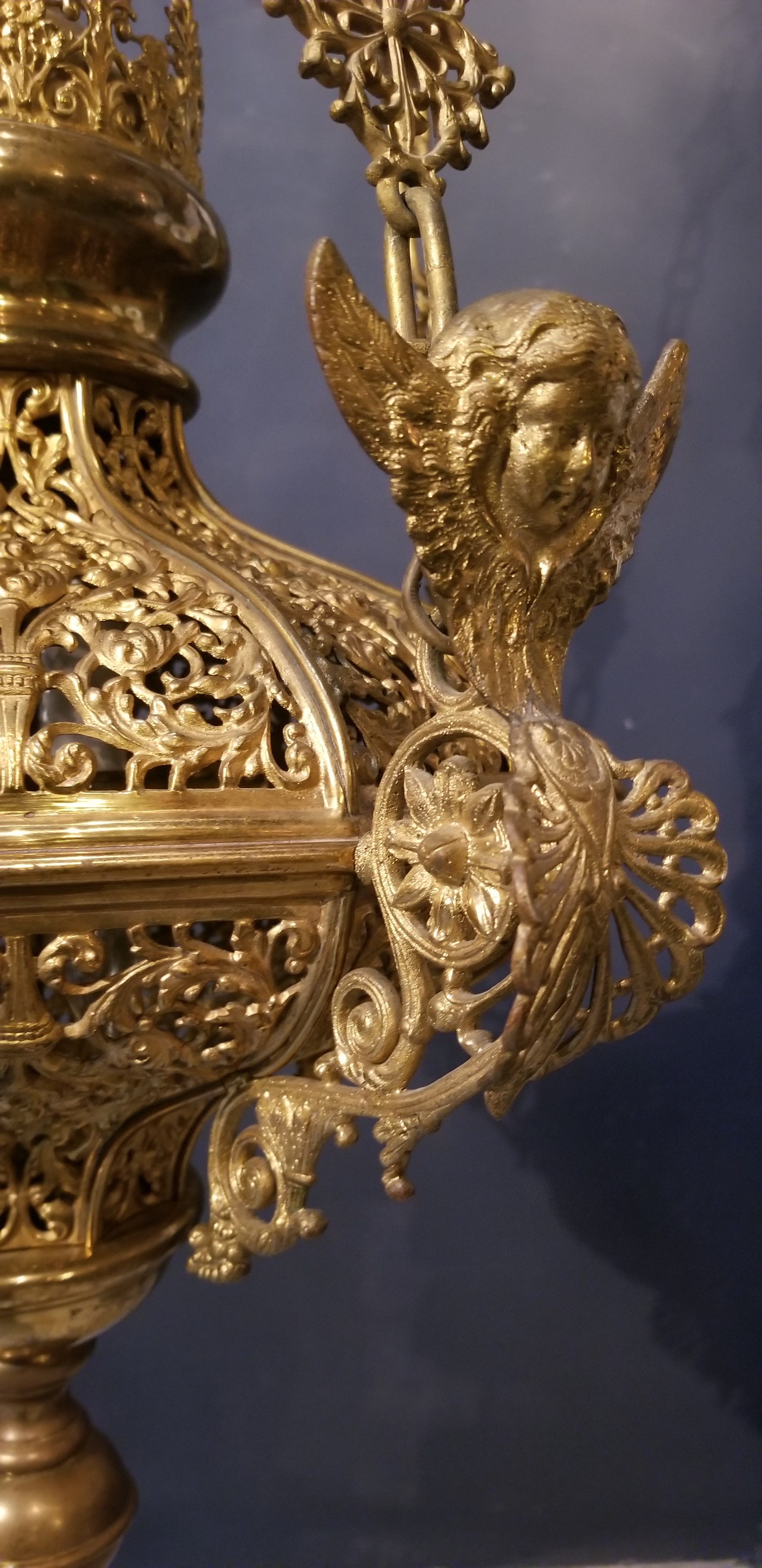 Brass antique Sanctuary light