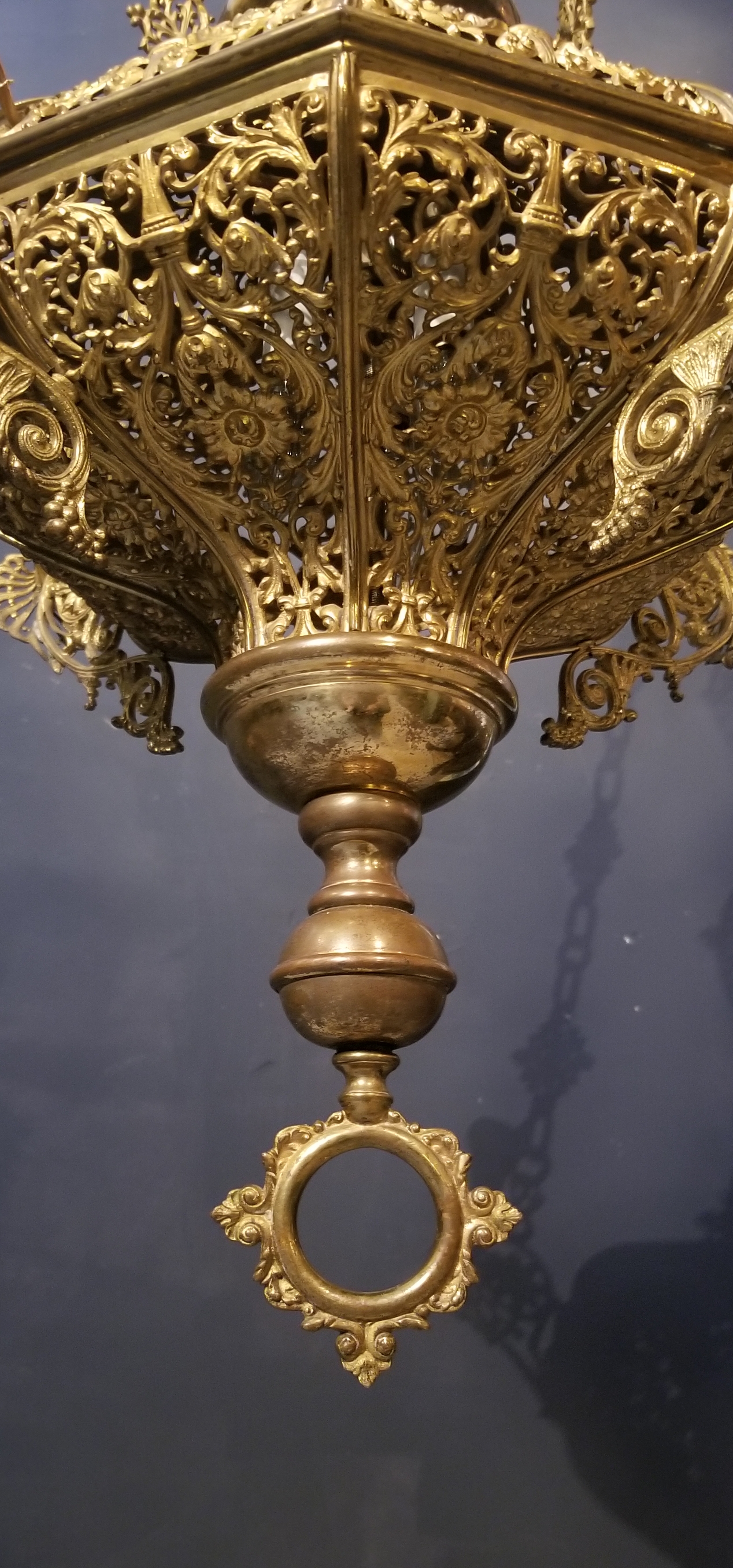 Brass antique Sanctuary light