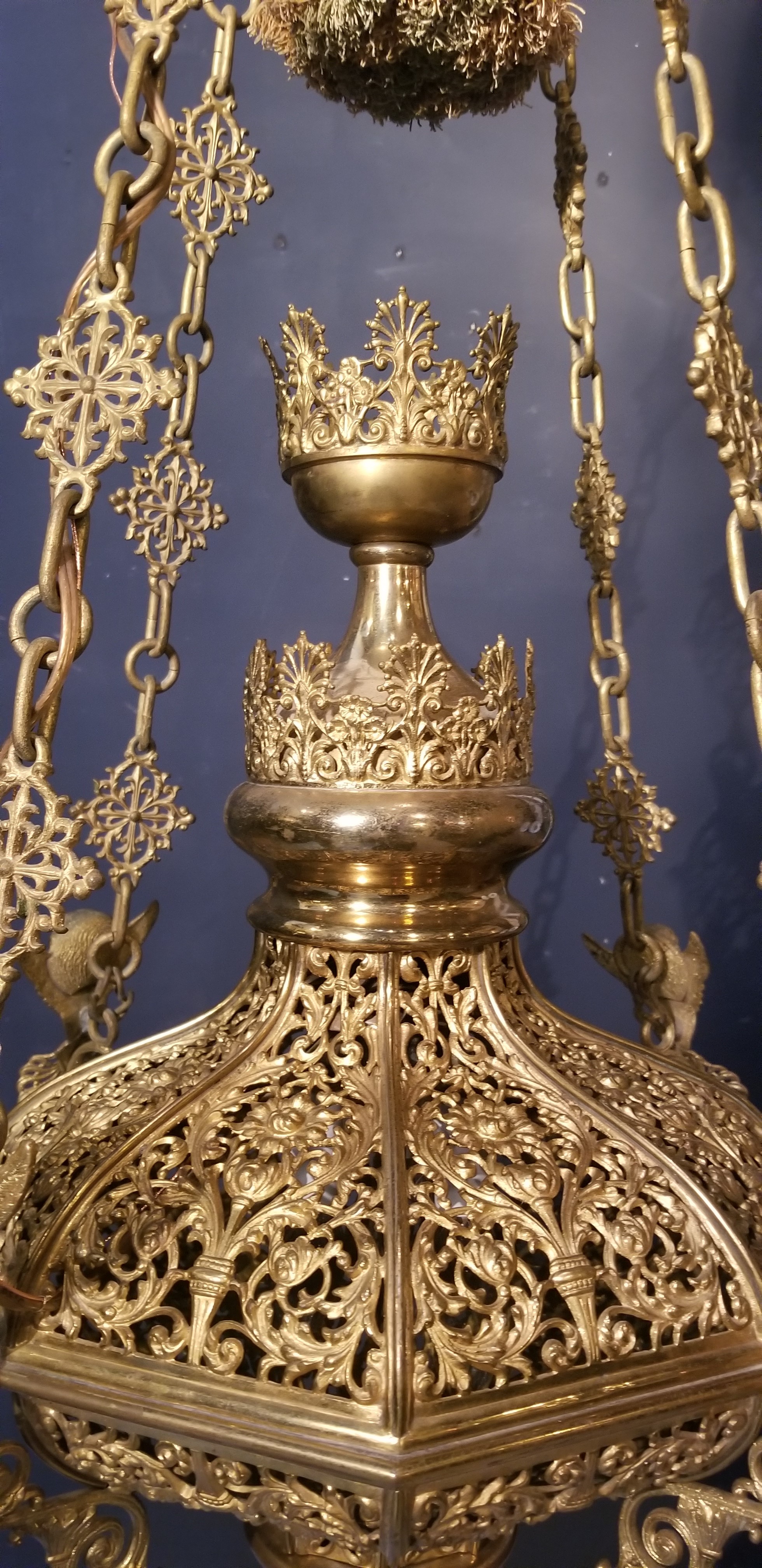Brass antique Sanctuary light