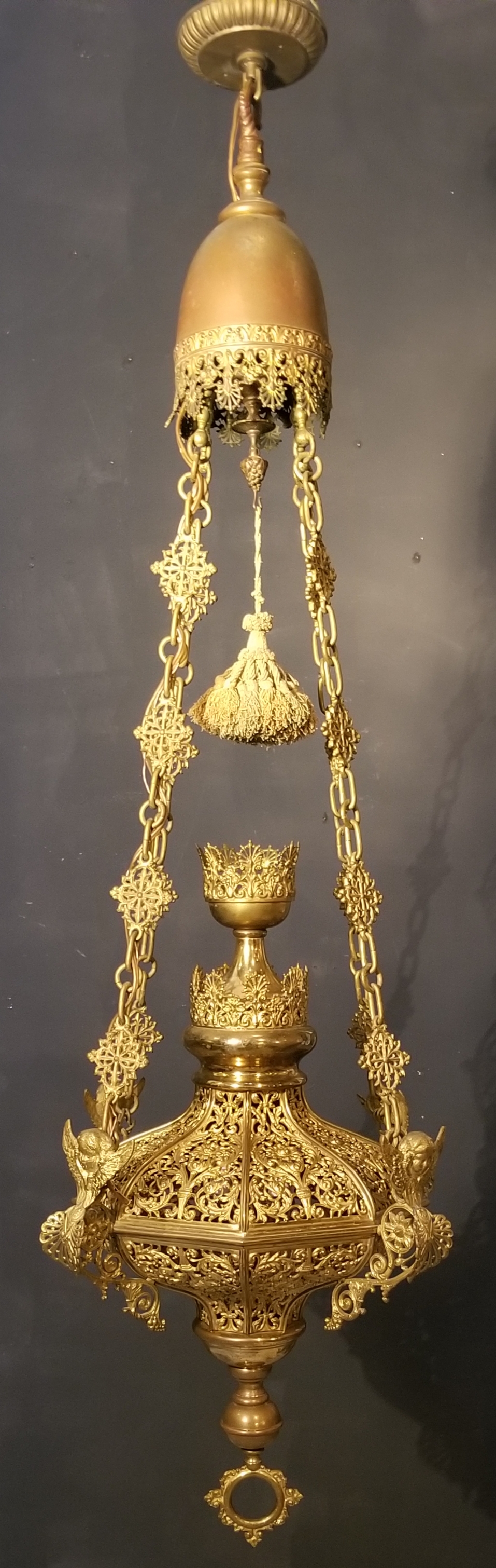 Brass antique Sanctuary light