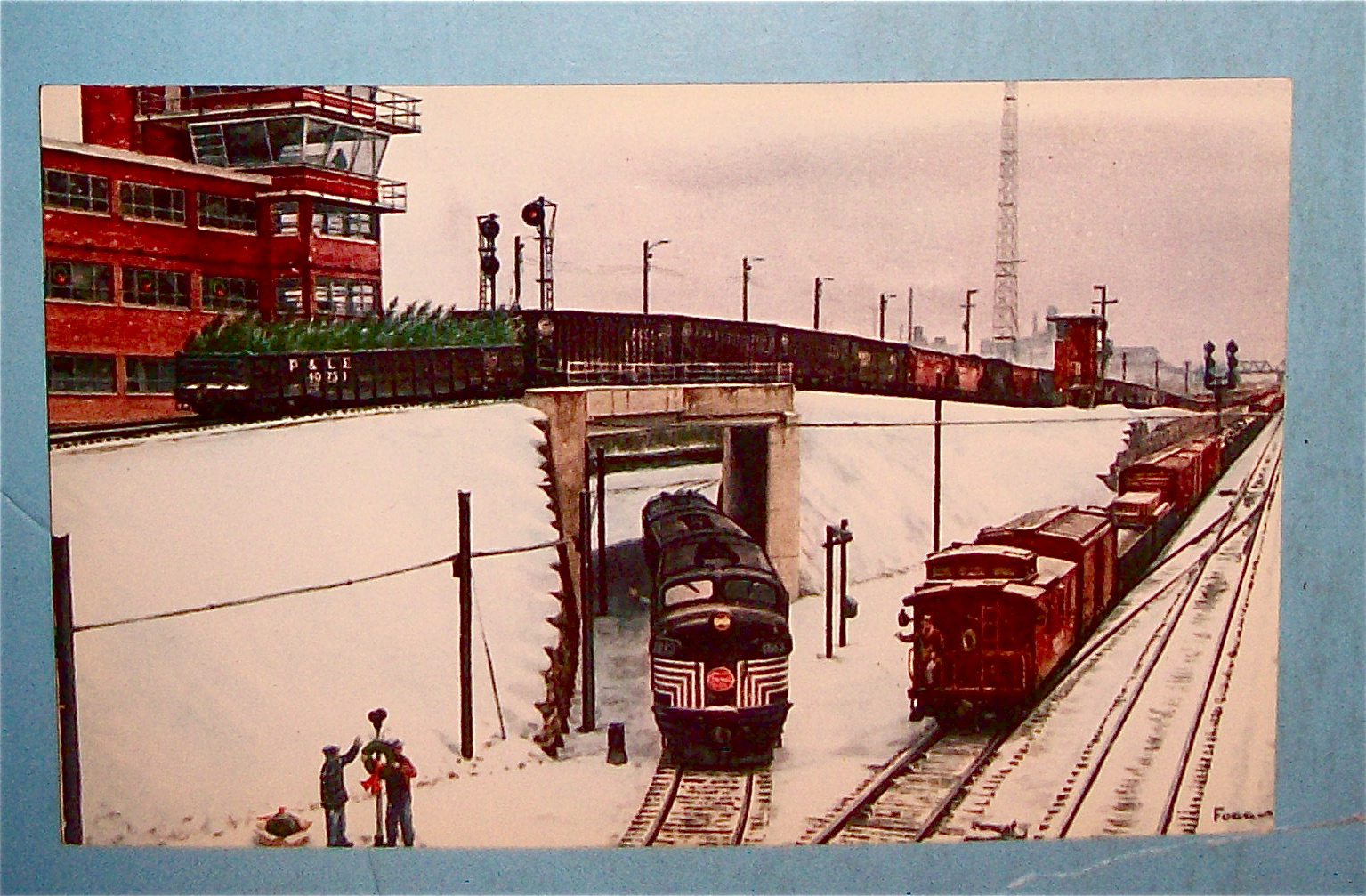Pittsburgh & Lake Erie Railroad Co. Postcard