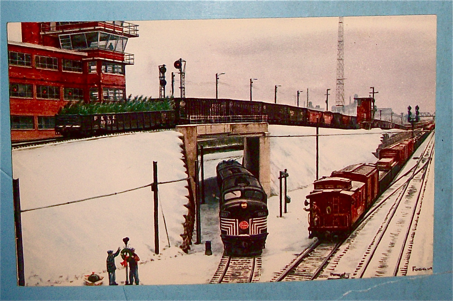 Pittsburgh & Lake Erie Railroad Co. Postcard