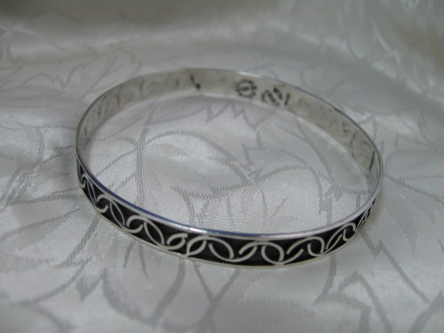 Taxco BETO Mexico Sterling Silver  Bangle Bracelet