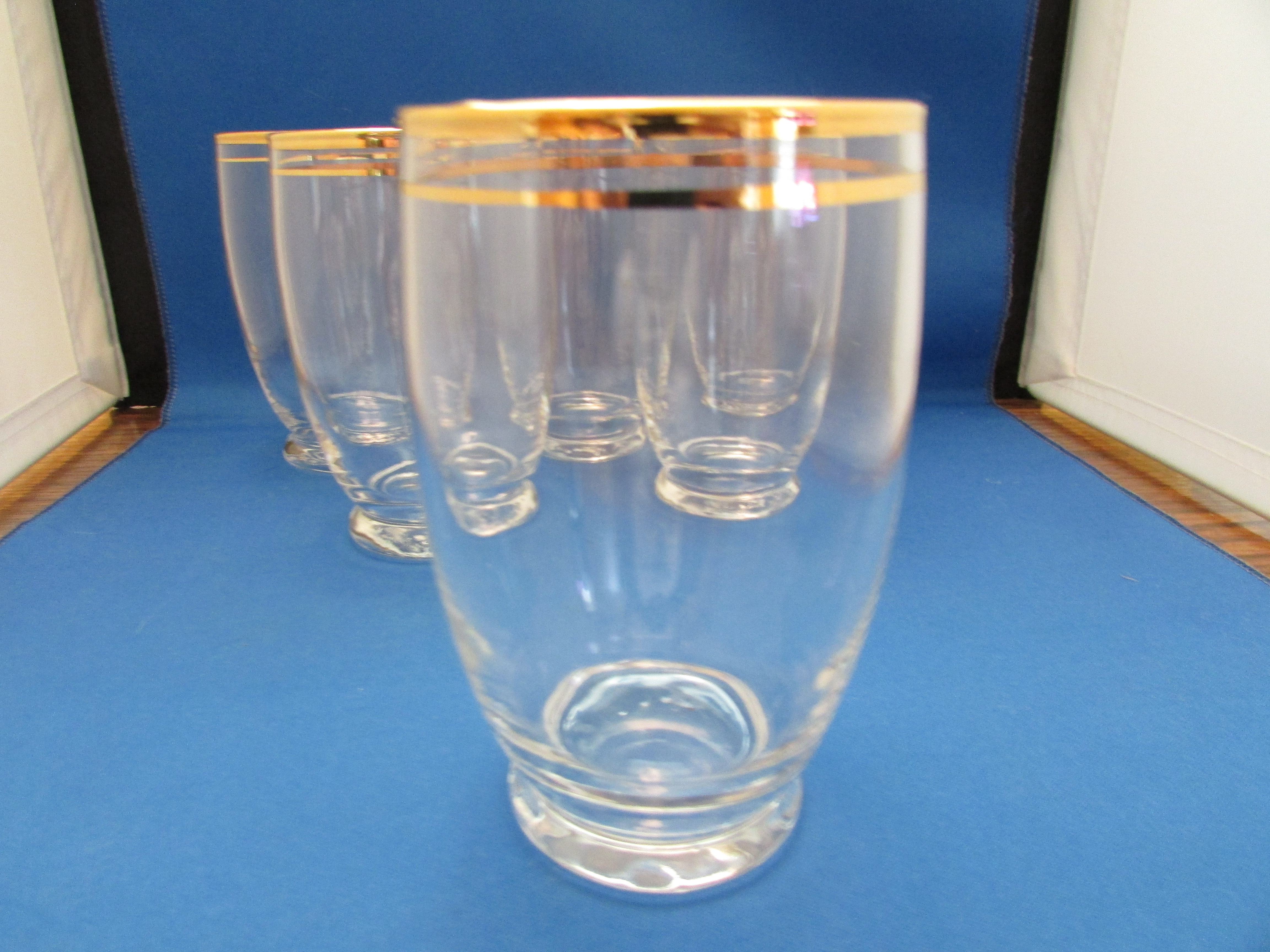 Six Anchor Hocking Highball Cocktail Glasses