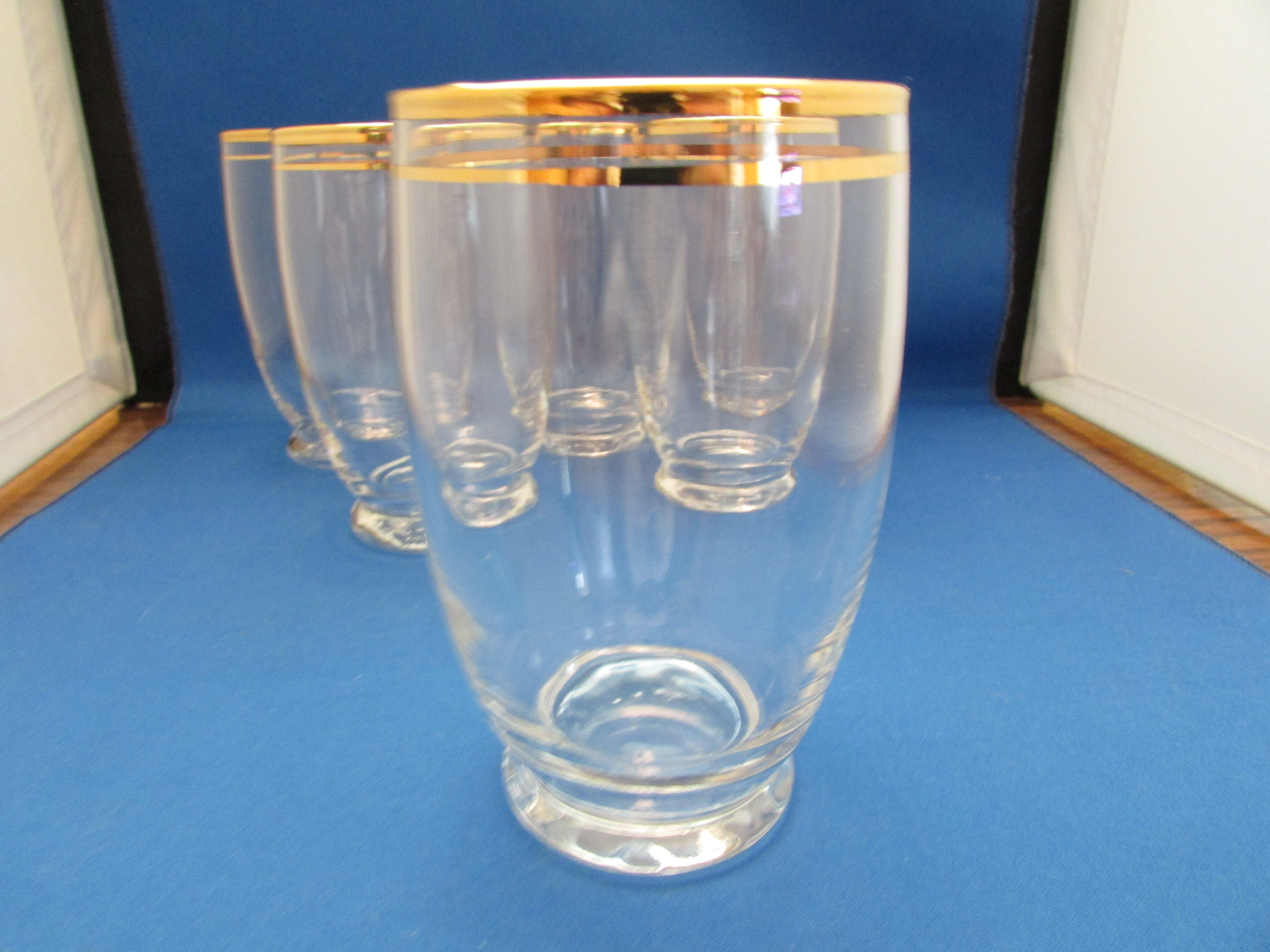 Six Anchor Hocking Highball Cocktail Glasses