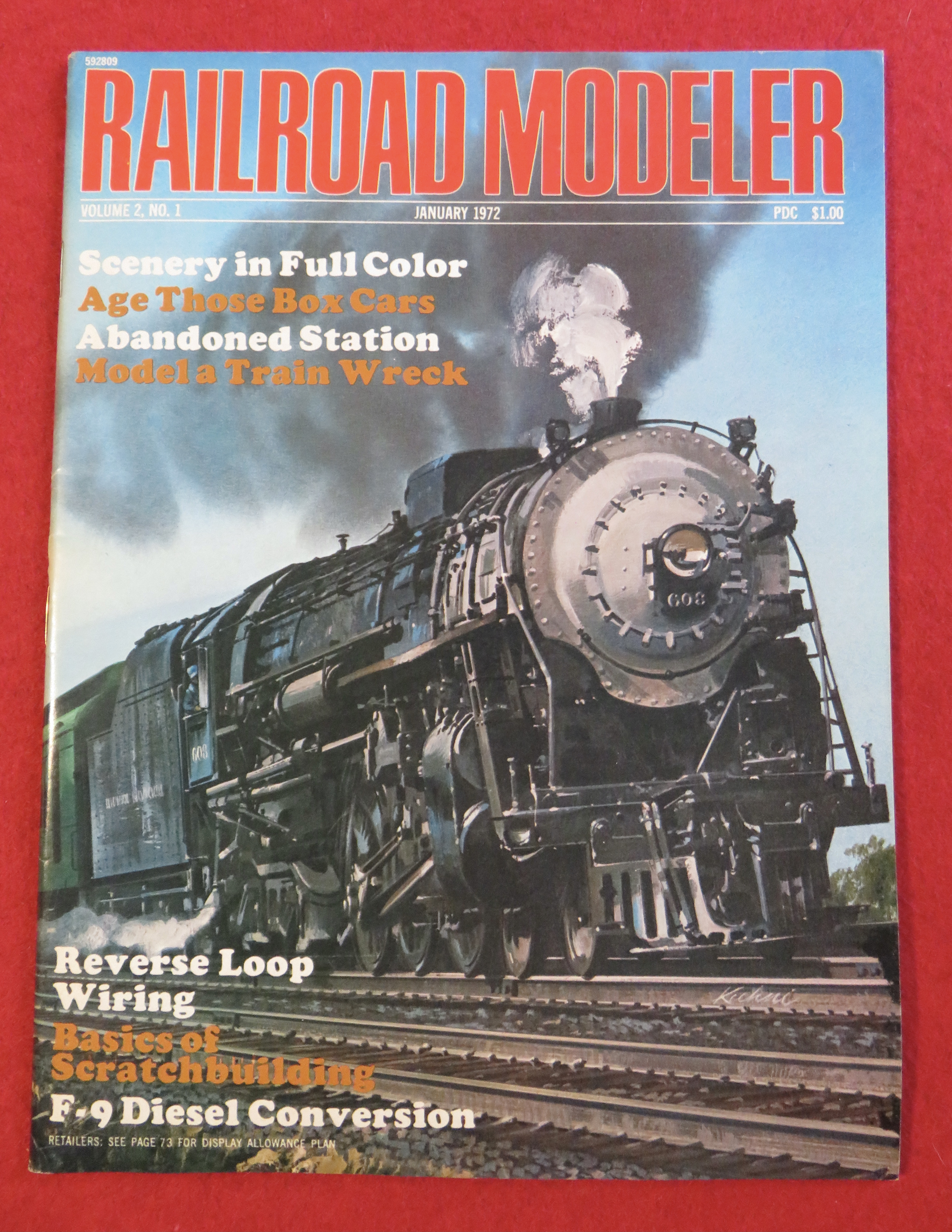 Railroad Modeler Magazine January 1972