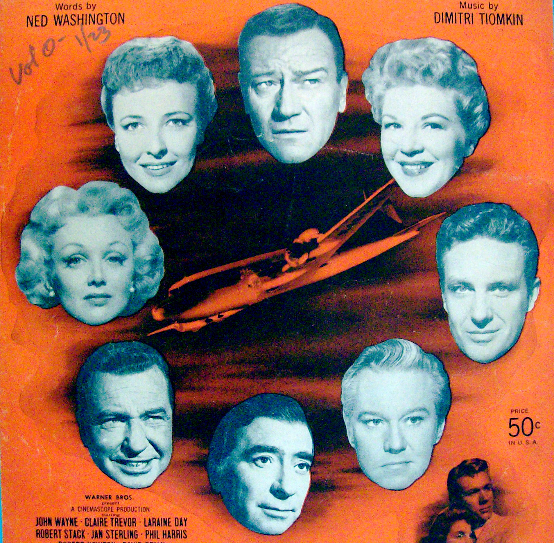 Sheet Music For 1954 The High And The Mighty