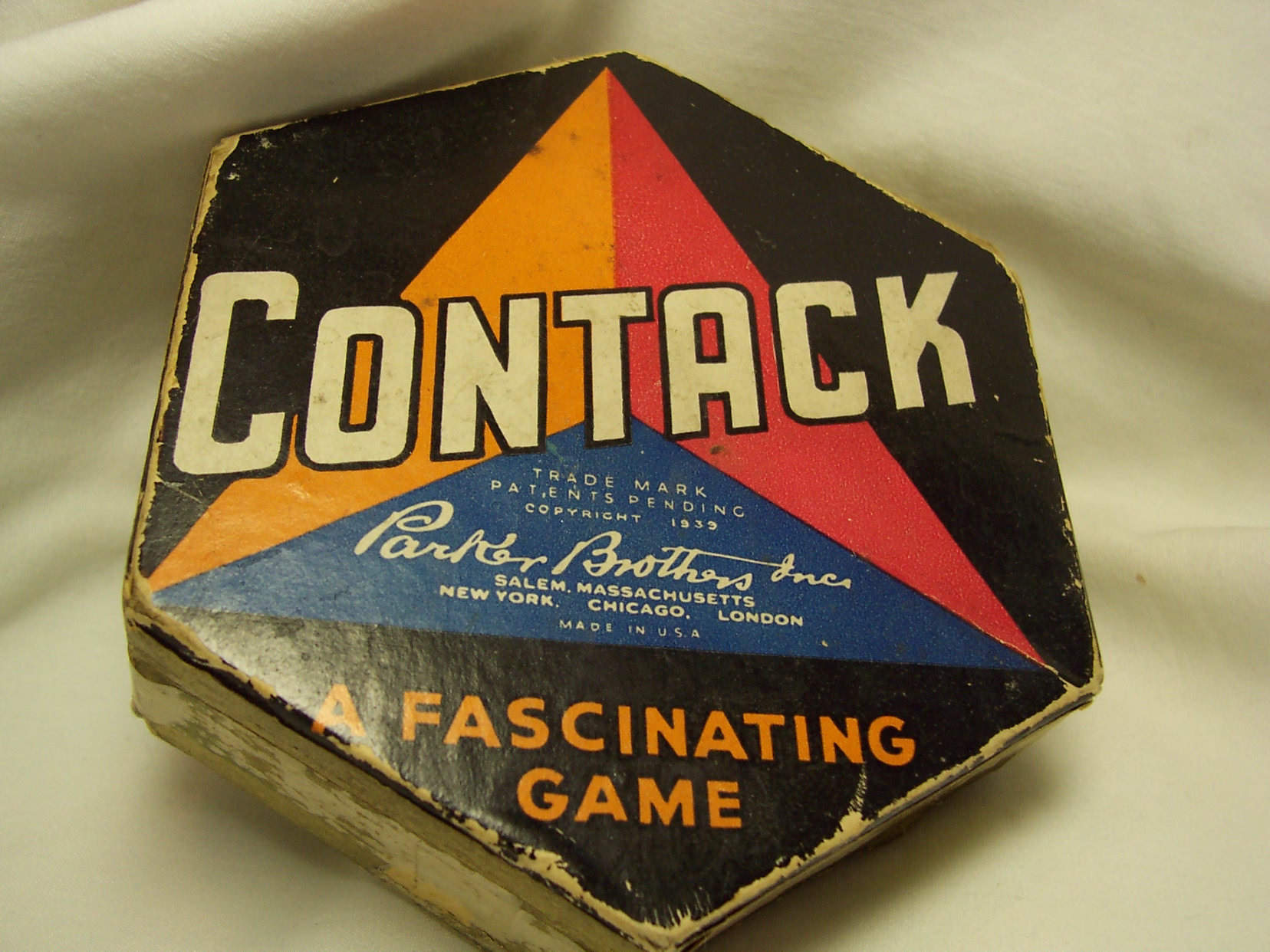 Contack Game Parker Bros 1939