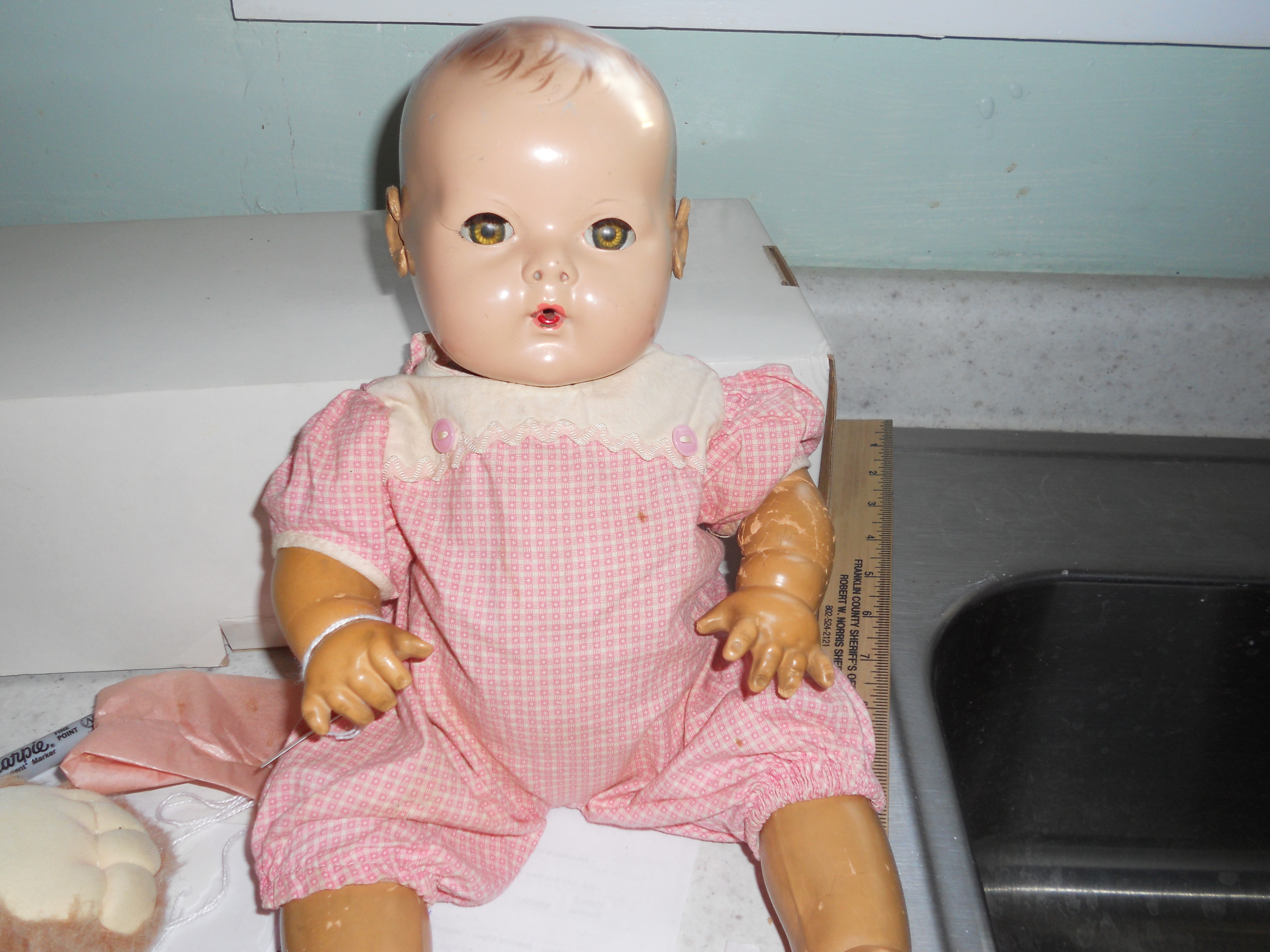Effanbee Dy Dee Baby Doll Rubber Ears