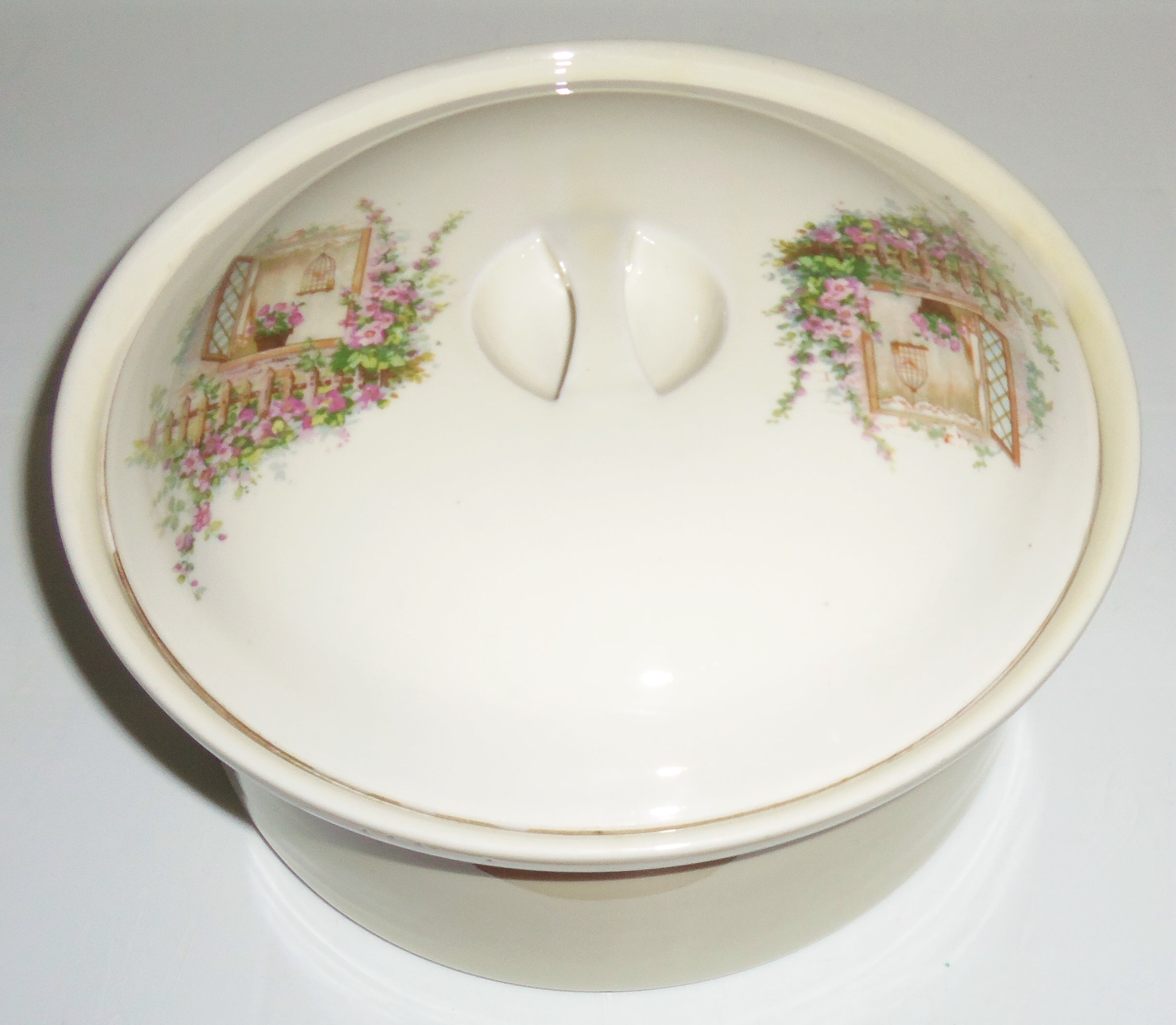 Coors Pottery Open Window Straight Casserole W/Lid