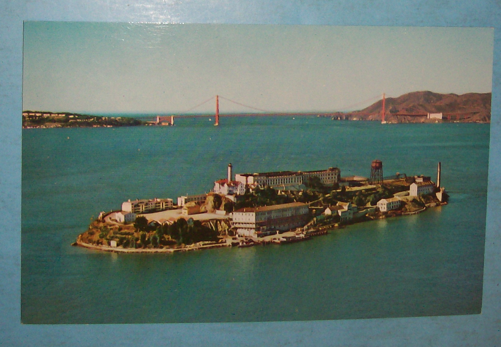 Alcatraz Island In San Francisco Bay Postcard