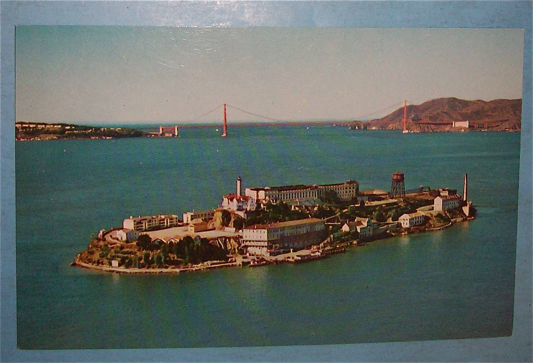 Alcatraz Island In San Francisco Bay Postcard