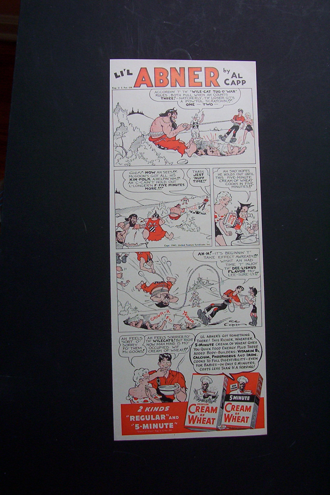 1941 Cream Of Wheat with Lil' Abner
