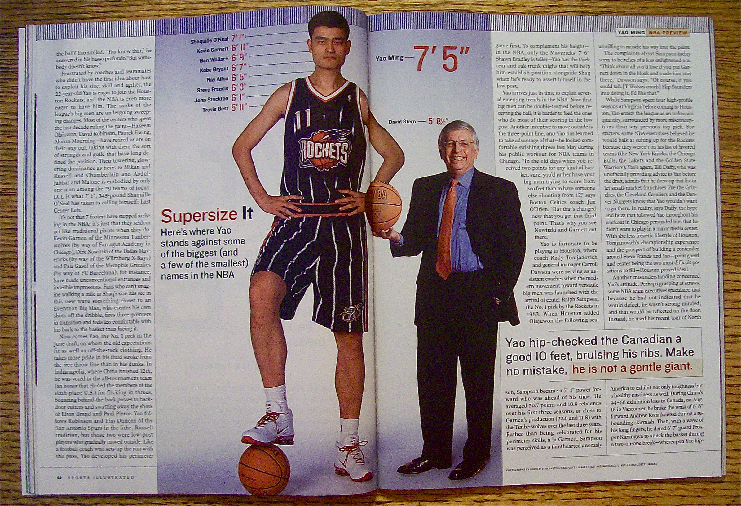 Sports Illustrated Magazine October 28, 2002 Yao Ming