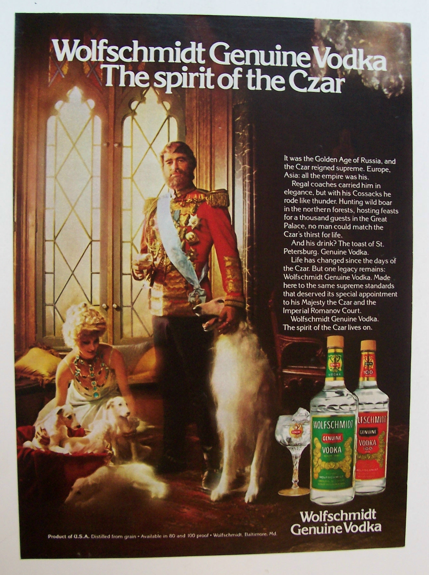 1982  Wolfschmidt  Vodka