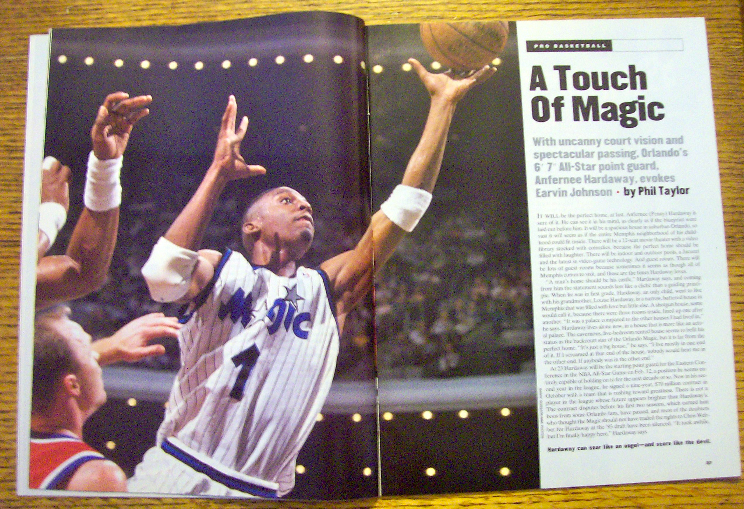 Sport Illustrated Magazine February 13, 1995 A Hardaway