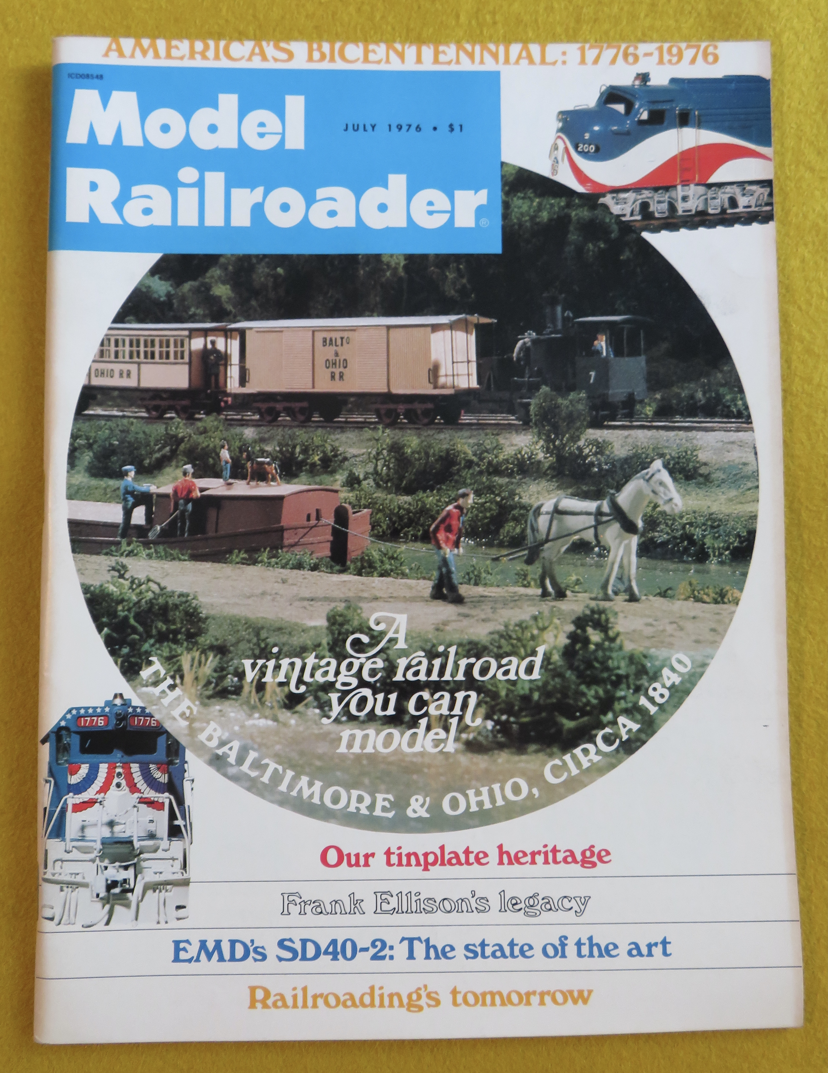 Model Railroader Magazine July 1976