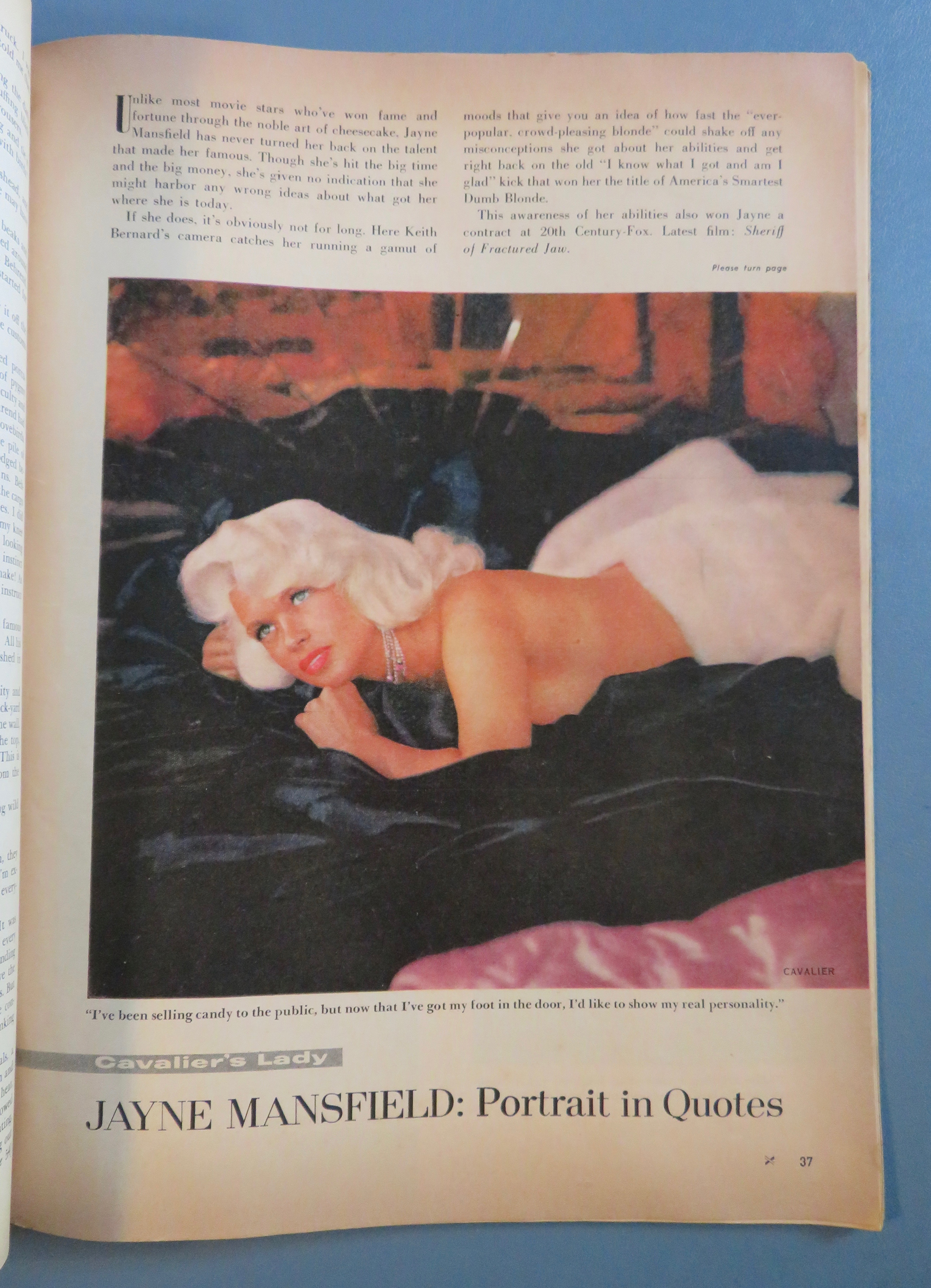 Cavalier Magazine November 1958 Championship Car