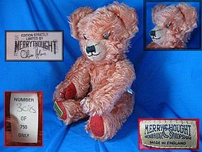 MerryThought Teddy Bear Oliver Holmes  England