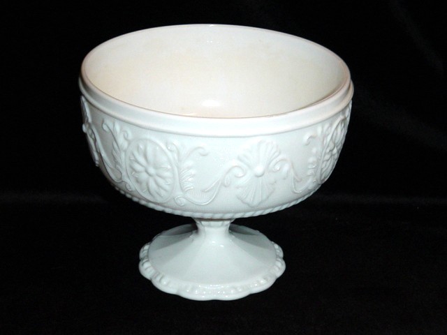 Milk Glass Compote
