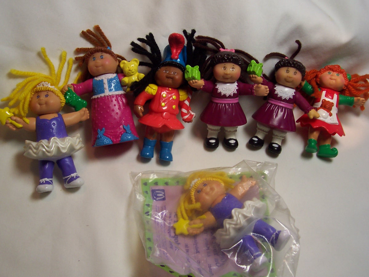 Cabbage Patch Posable Doll Figurines Set of 7
