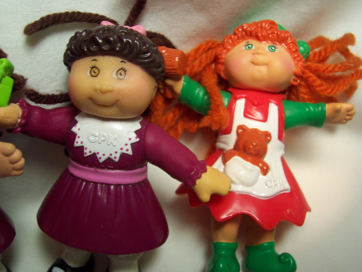 Cabbage Patch Posable Doll Figurines Set of 7