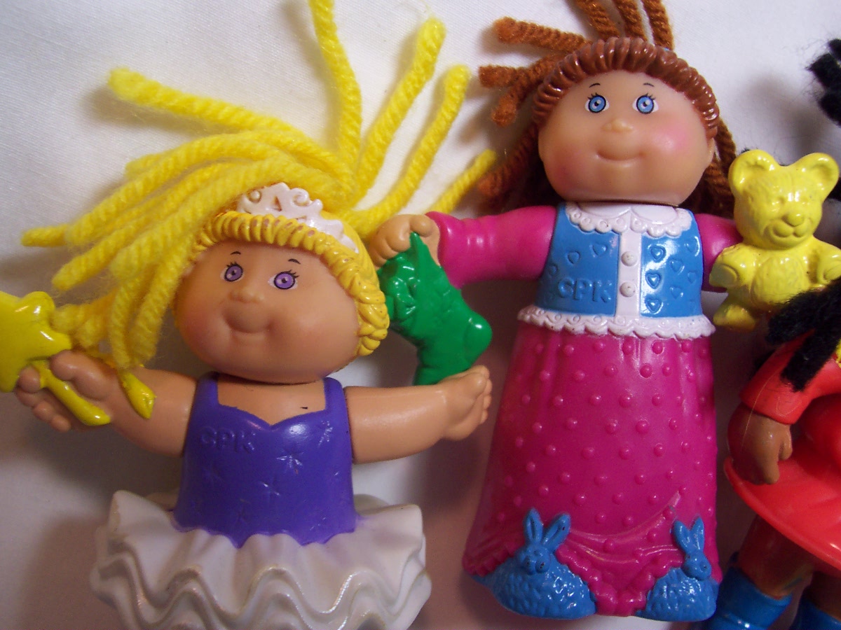 Cabbage Patch Posable Doll Figurines Set of 7