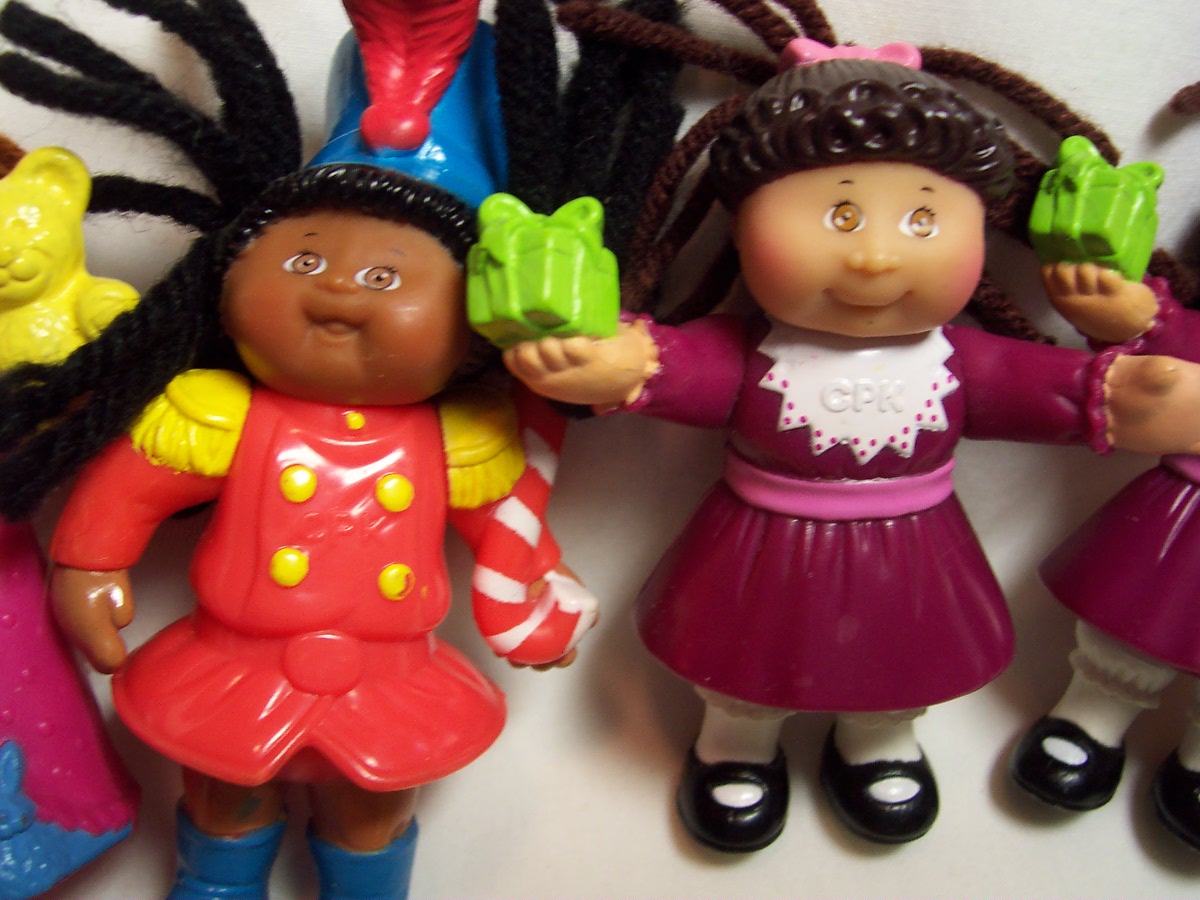 Cabbage Patch Posable Doll Figurines Set of 7